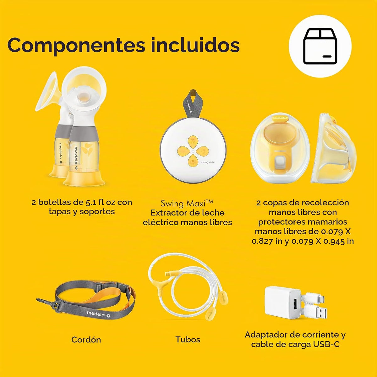 Medela Pump Your Way Deluxe Bundle que incluye Extractor de Leche E...