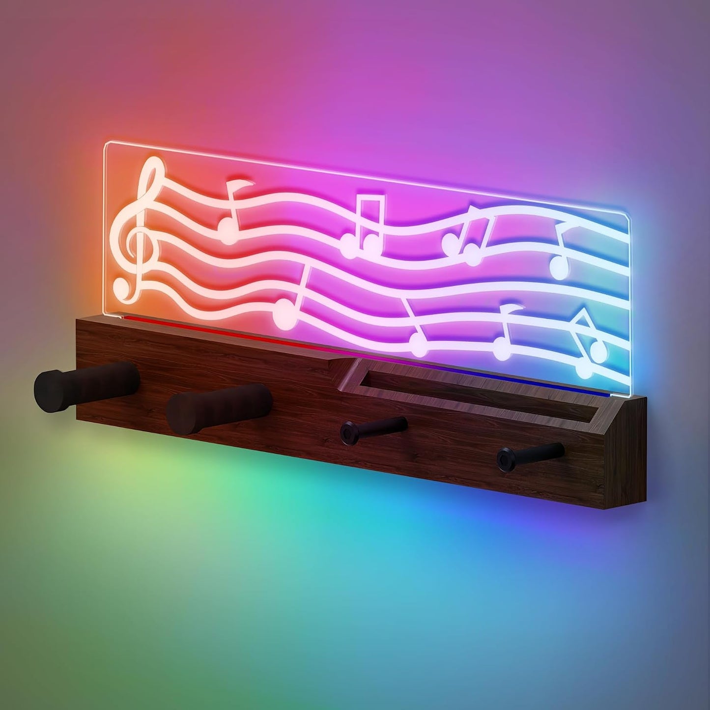 CoolGift Mart Accesorios de guitarra, soporte de pared para guitarr...