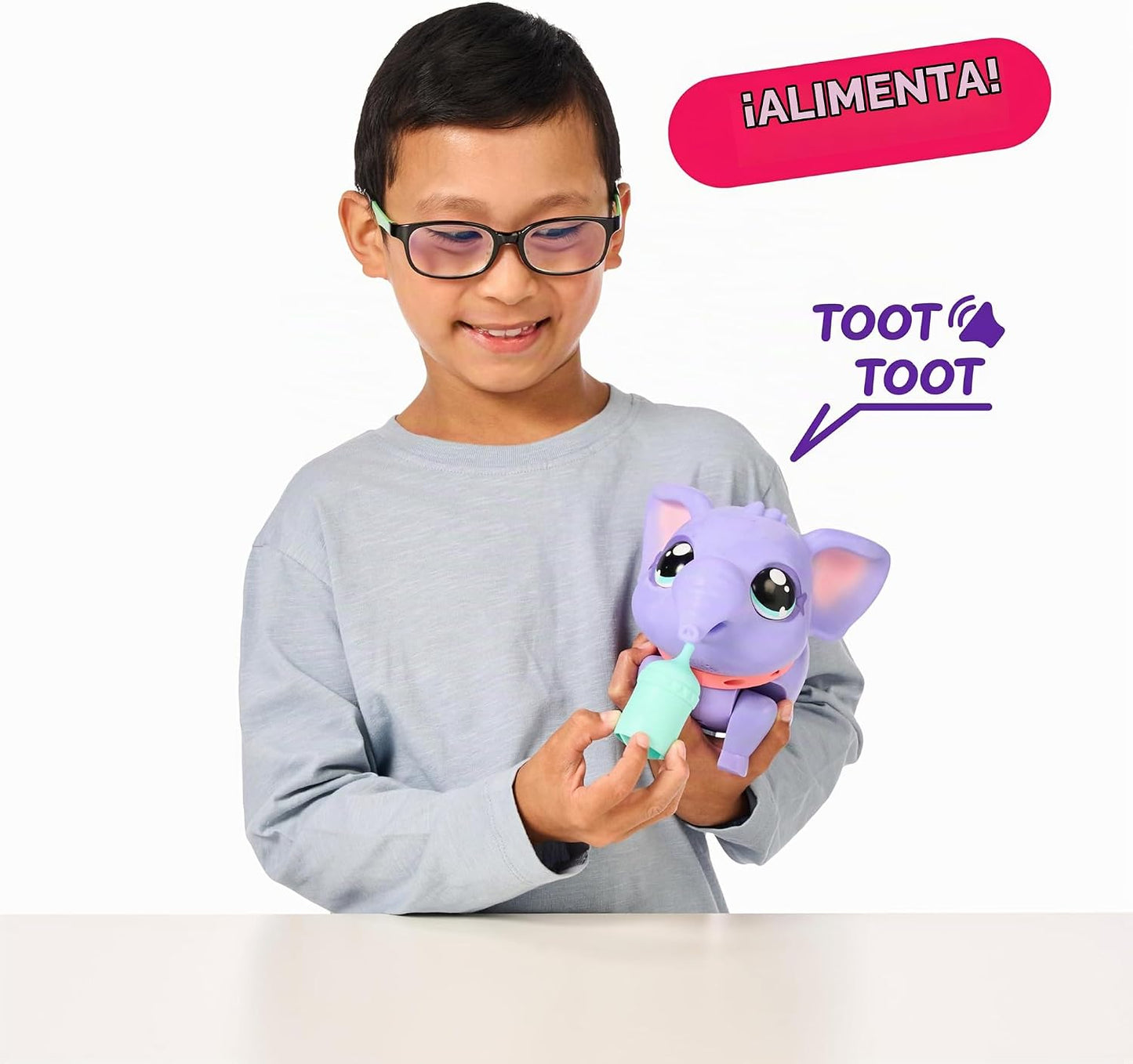 Little Live Pets My Walking Elephant Toots, Paseos, Bailes &amp; Sw...