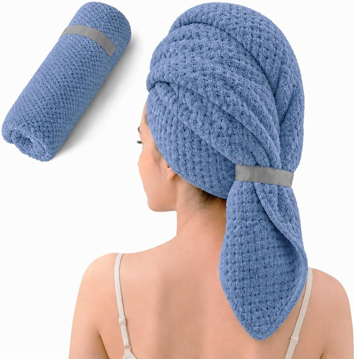 Toalla grande de microfibra para mujer, secado rápido y absorbente...