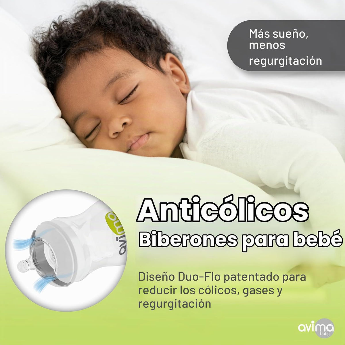 Avima Conjunto de iniciación de biberones para recién nacido, biber...