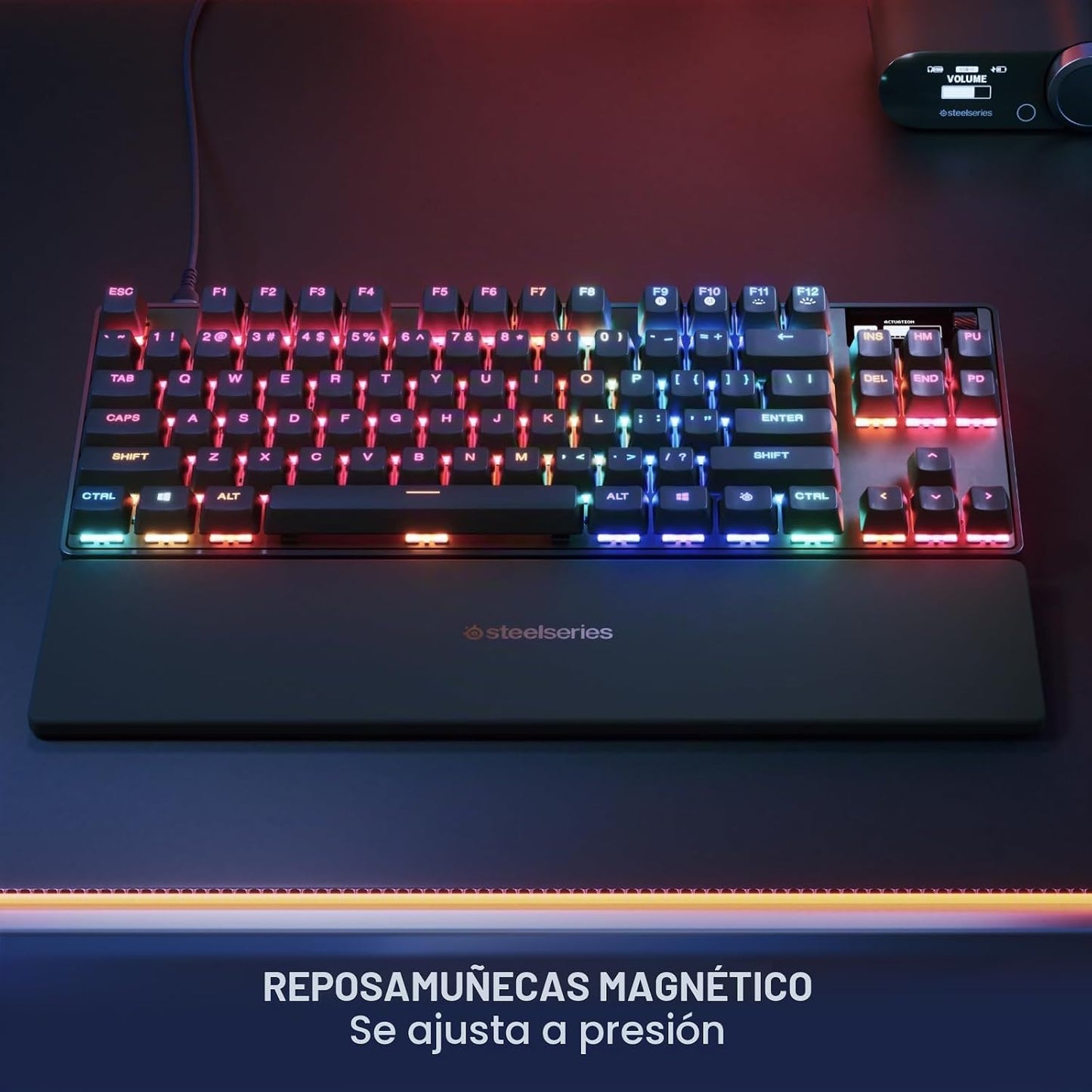 SteelSeries Apex Pro TKL Gen 3 OmniPoint 3.0 Interruptores hipermag...