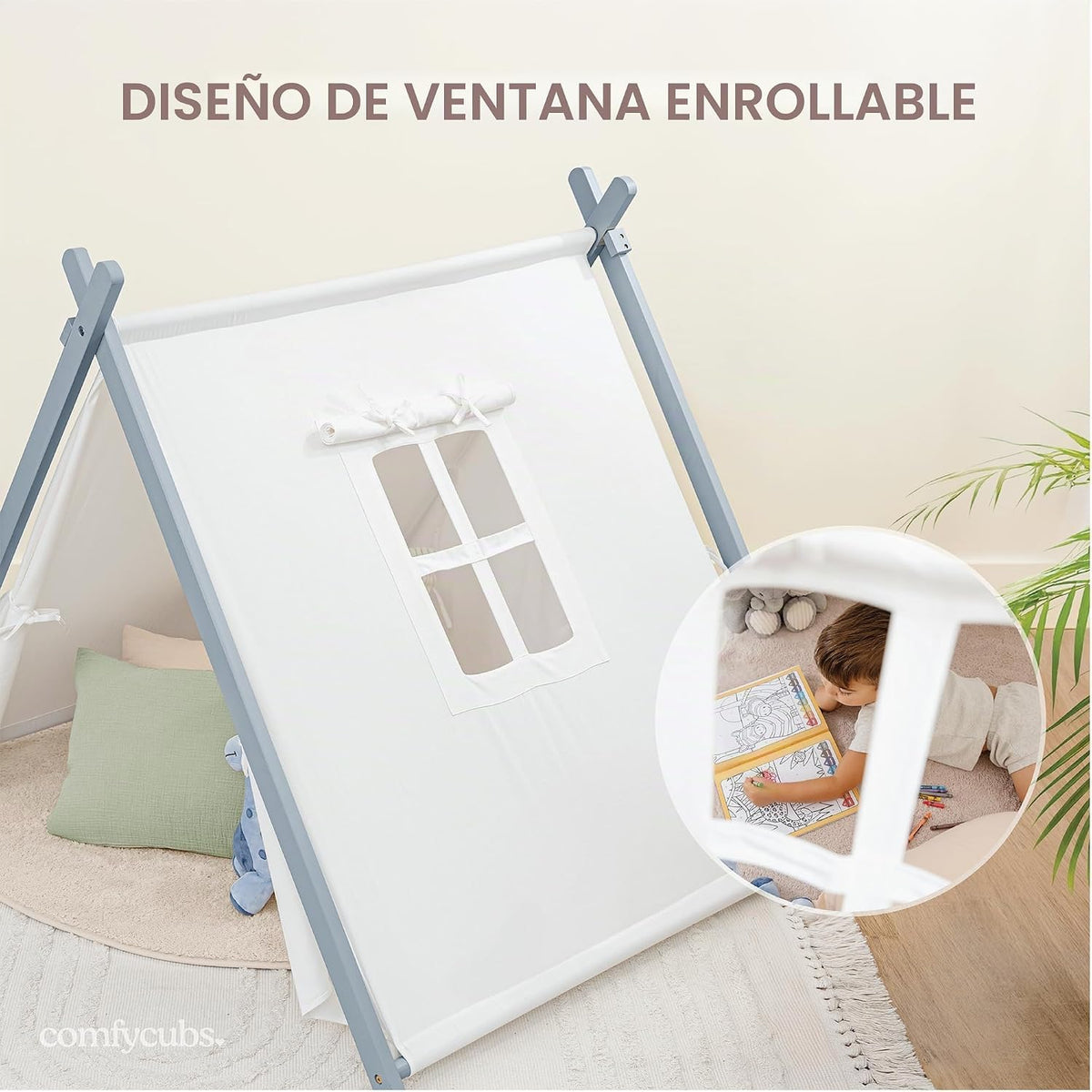 Comfy Cubs Tienda de Juego para Niños - Tipi de Algodón Transpirabl...