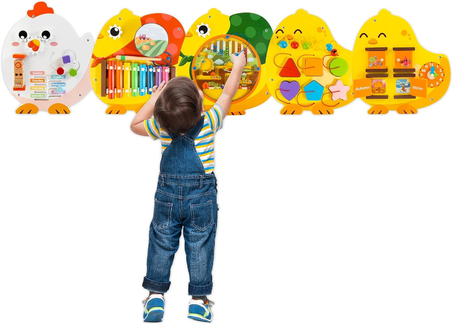 Chick Squad Paneles de Pared de Actividades Busy Board | Panel de P...
