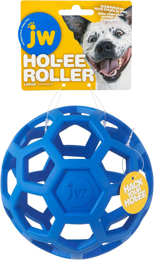 JW Pet Hol-ee Roller - Bola de rompecabezas de juguete para perros,...