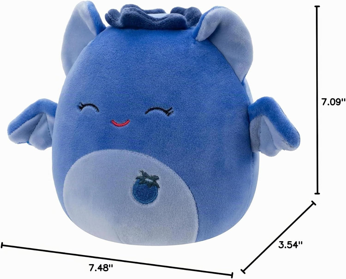 Squishmallows Original de 5 Pulgadas Bessie Blueberry Murciélago -...