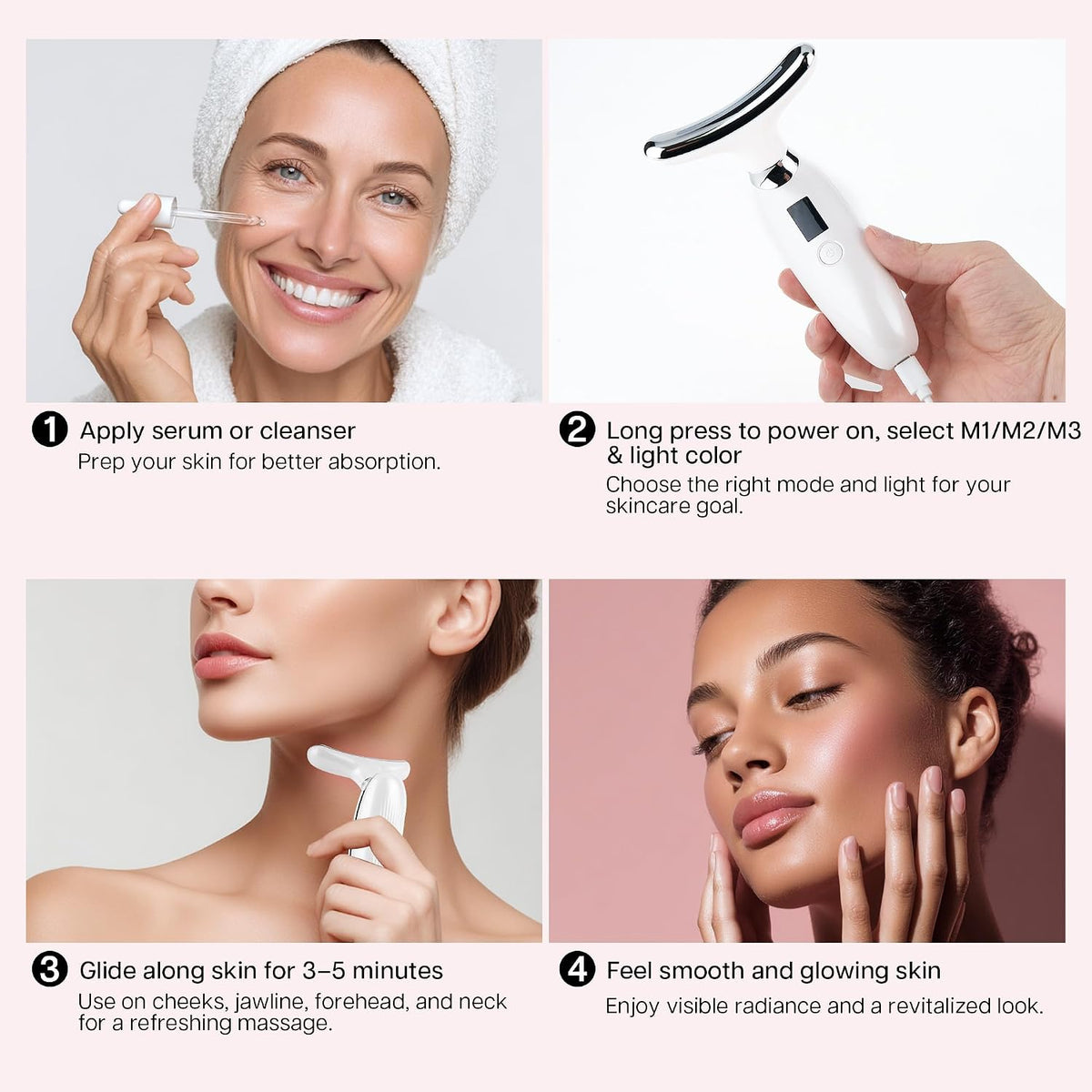 VRAIKO Suero de aceite facial Gua Sha y masajeador facial para cuel...