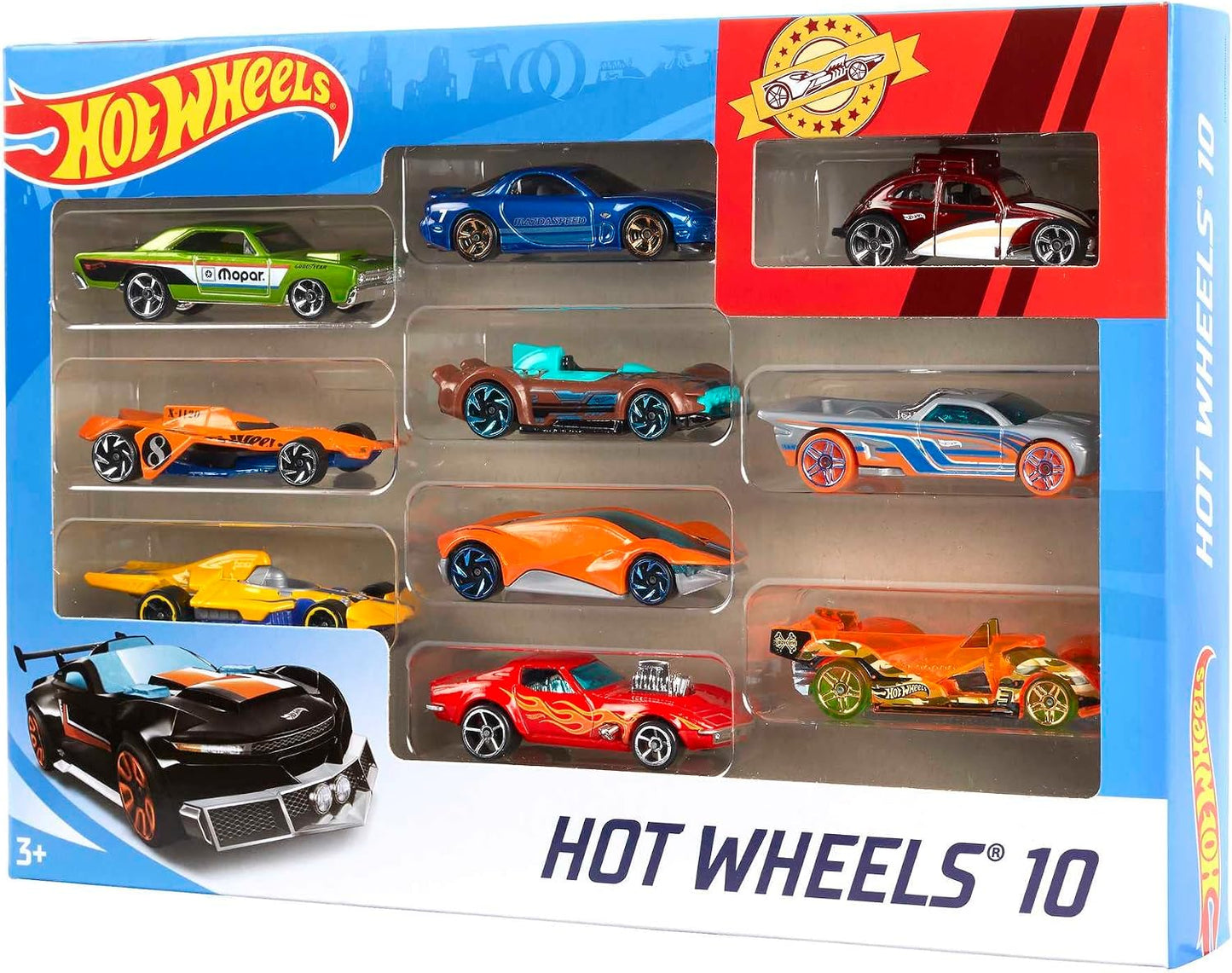 Hot Wheels Paquete de 10 (los estilos pueden variar) | Paquete múlt...