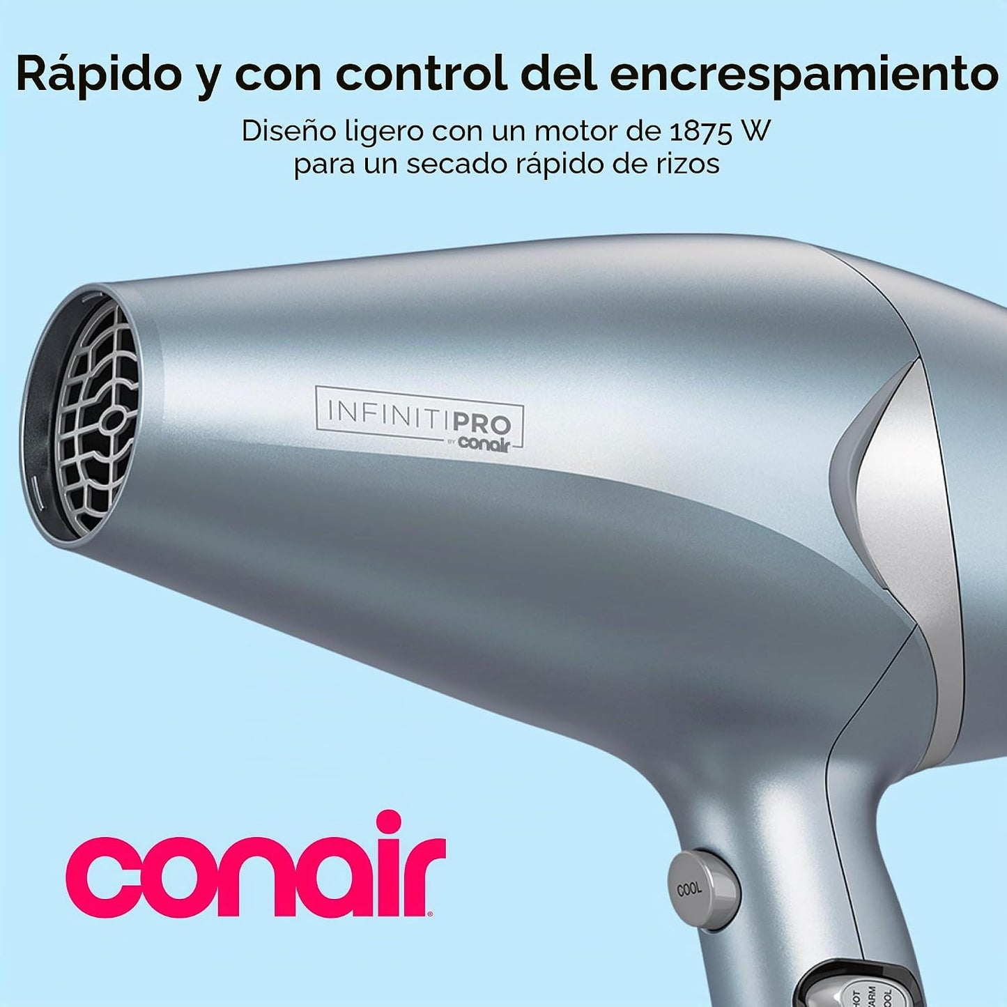 Conair InfinitiPRO - Secador de pelo con difusor y concentrador, 18...