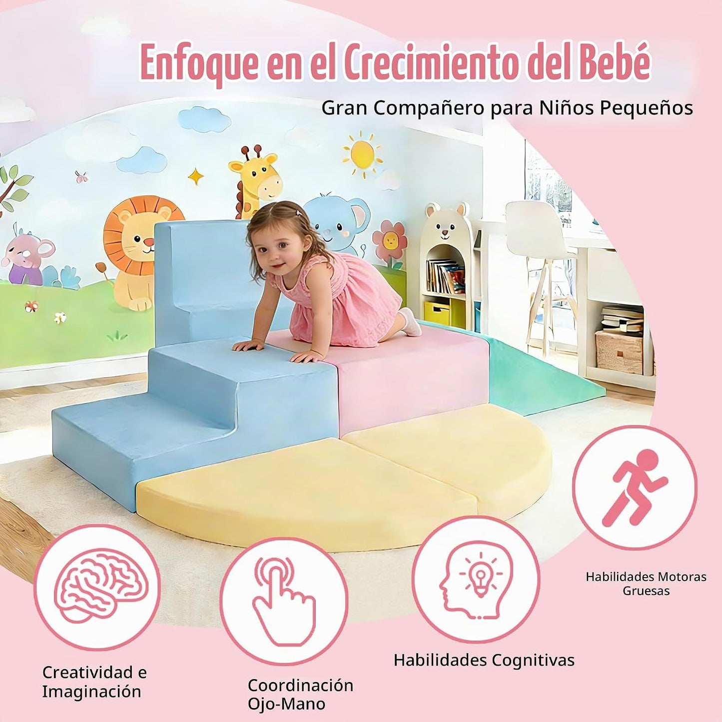 HHH HIKECUCAN Juguetes de escalada suaves para niños pequeños de 1...