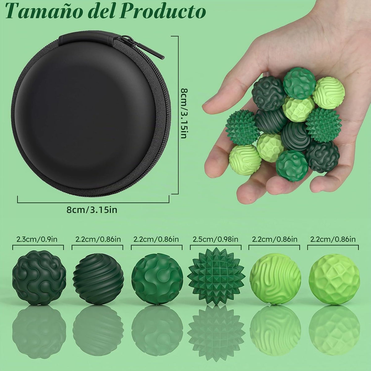 Bolas Magnéticas de Silicona, Juguetes para Personas Inquietas para...