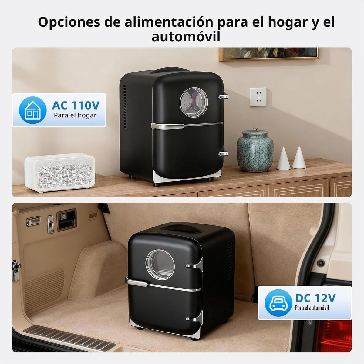 Antarctic Star Mini nevera, capacidad de 4 litros\/6 latas, refrige...