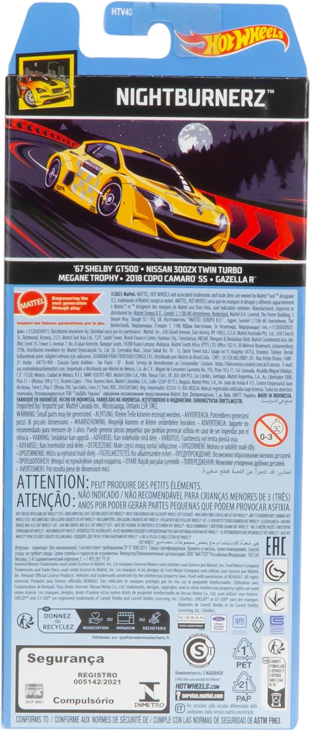 Conjunto de coches Hot Wheels, 5 unidades
