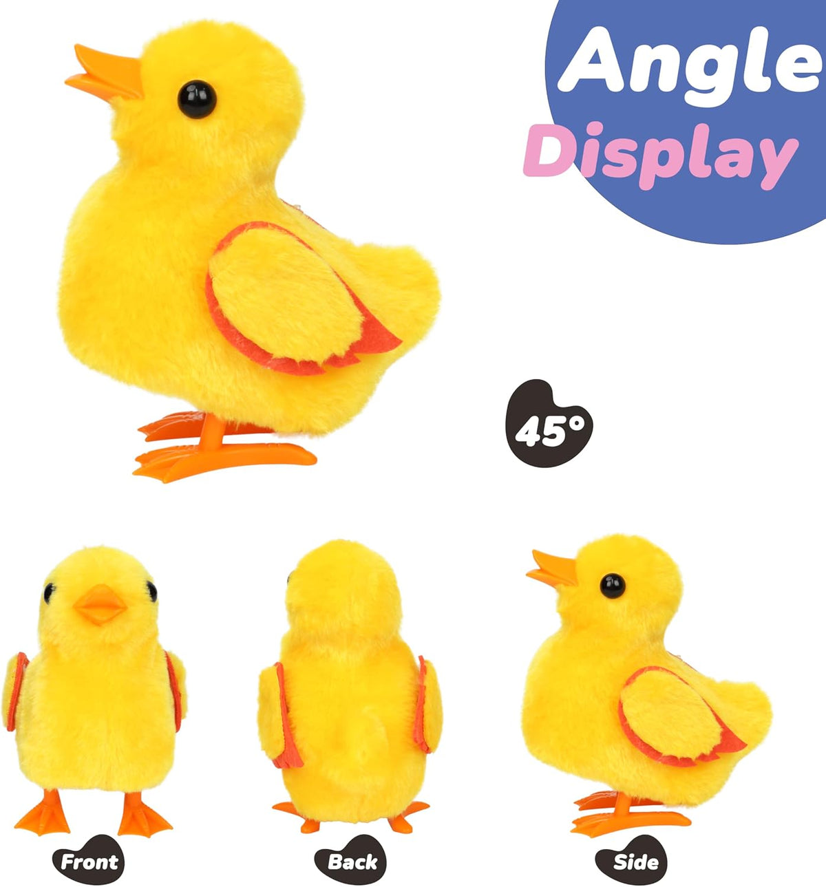 Hopearl - Pato caminante de peluche, patito que cuacka, juguete ele...