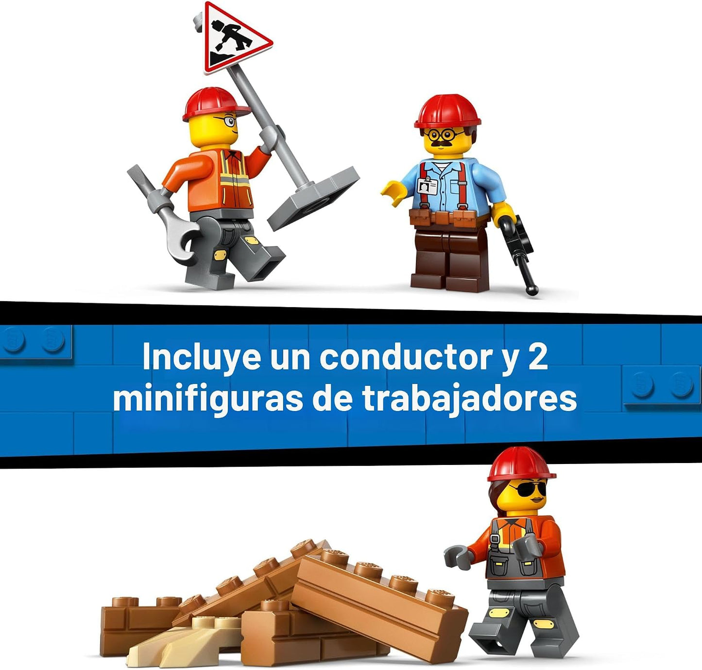 LEGO City Yellow Bulldozer - Juguete de construcción para niños, a...