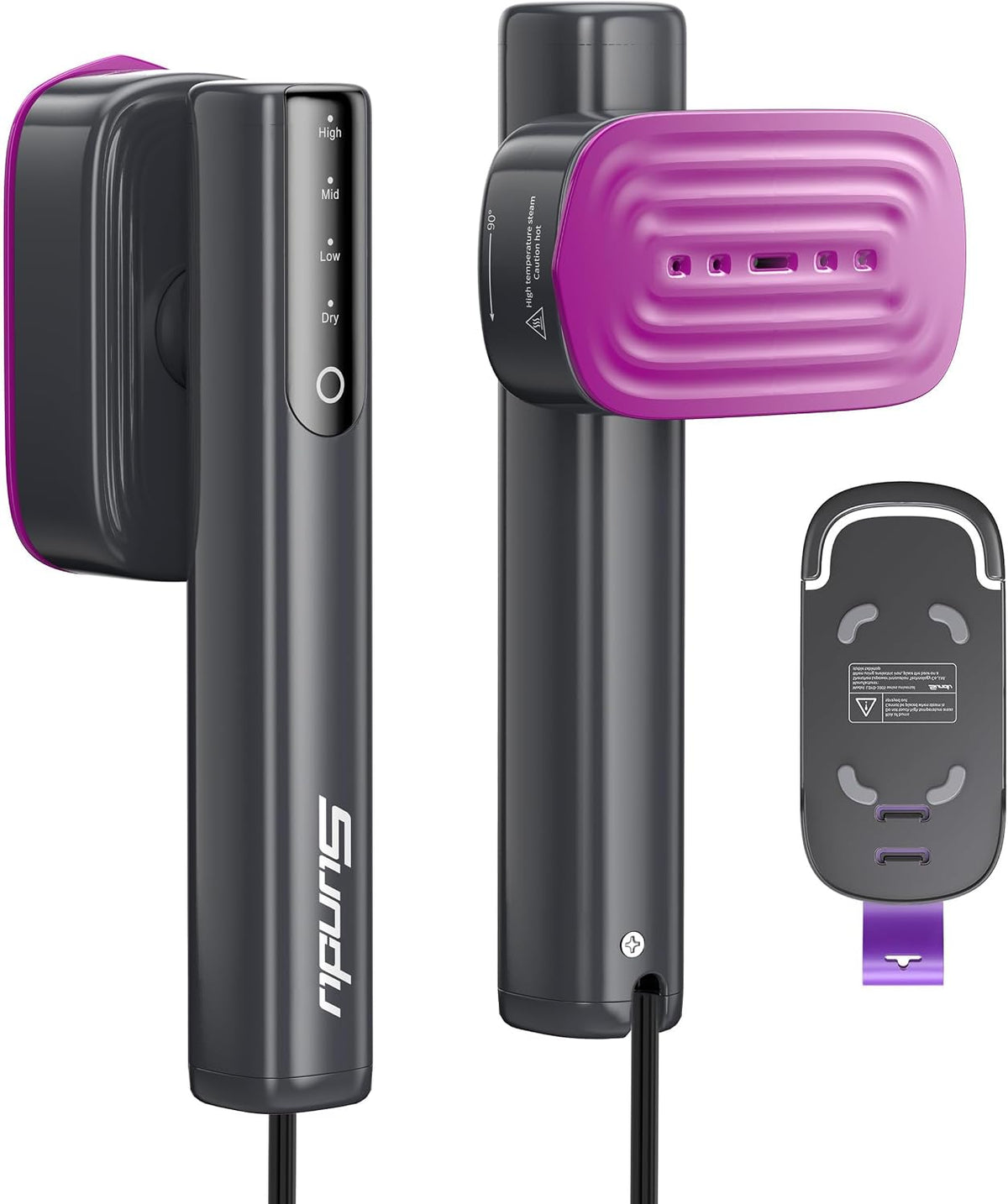 Sundu Vaporizador y plancha 2 en 1 para ropa, vaporizador de viaje...