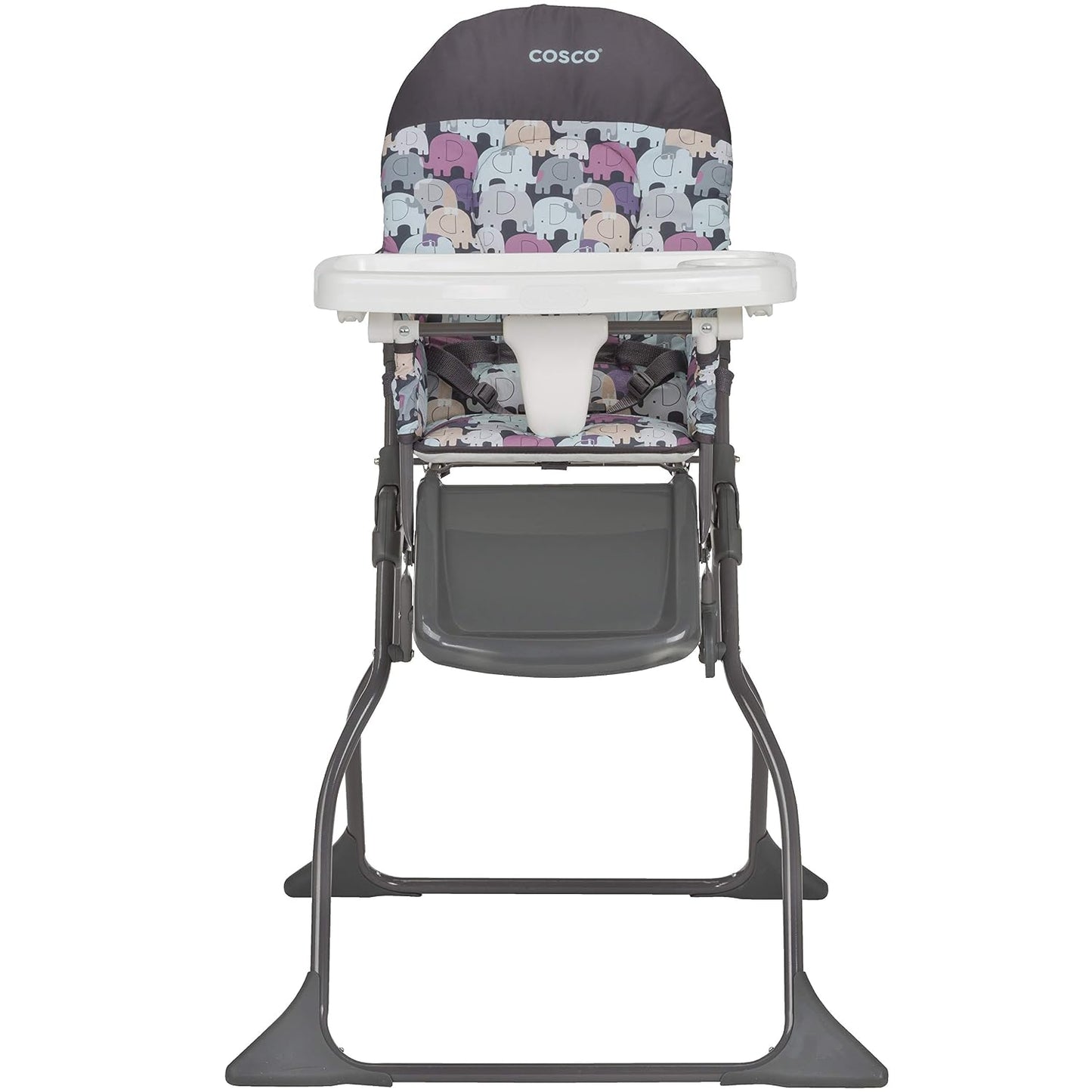 Cosco - Silla alta fácil de plegar, diseño de rompecabezas de elefa...