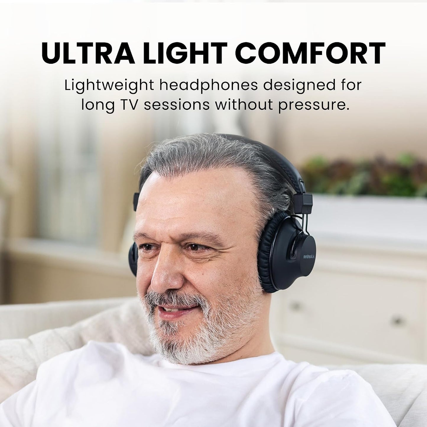Avantree HT5009 Plus - Auriculares inalámbricos para TV con transmi...