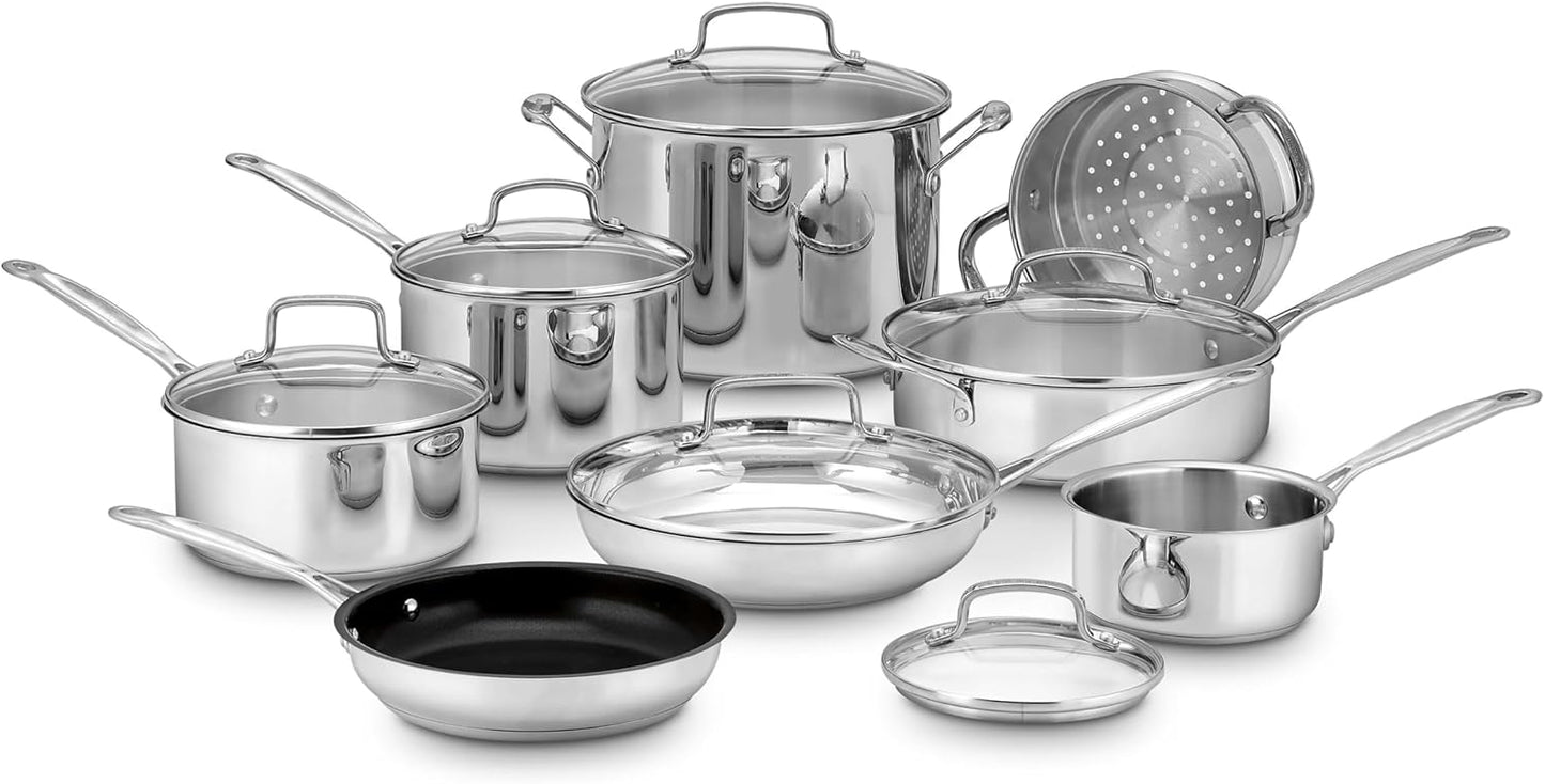 Cuisinart Chef's Classic™ - Juego de 14 piezas de acero inoxidable