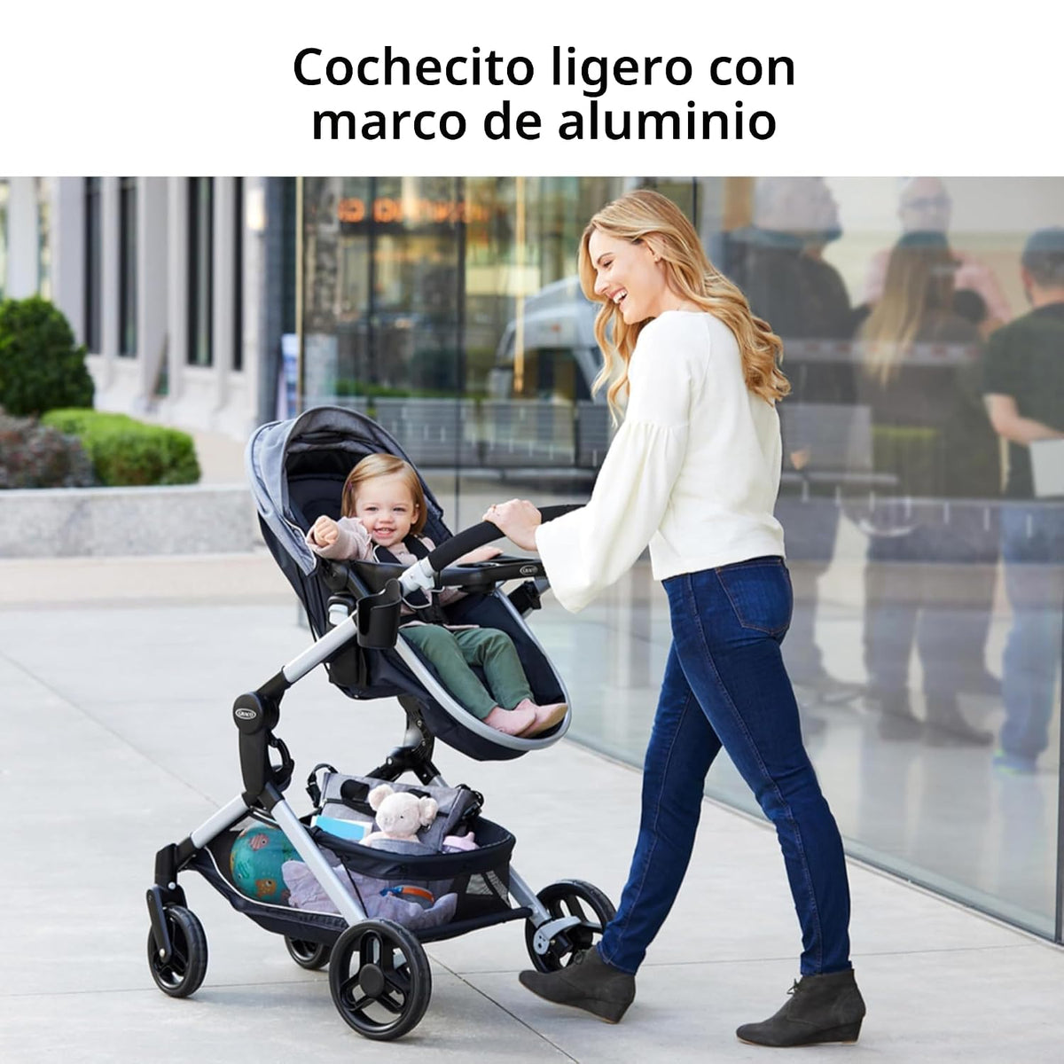 Graco Modes Nest Cochecito de bebé, 3 modos: Portabebés de asiento...