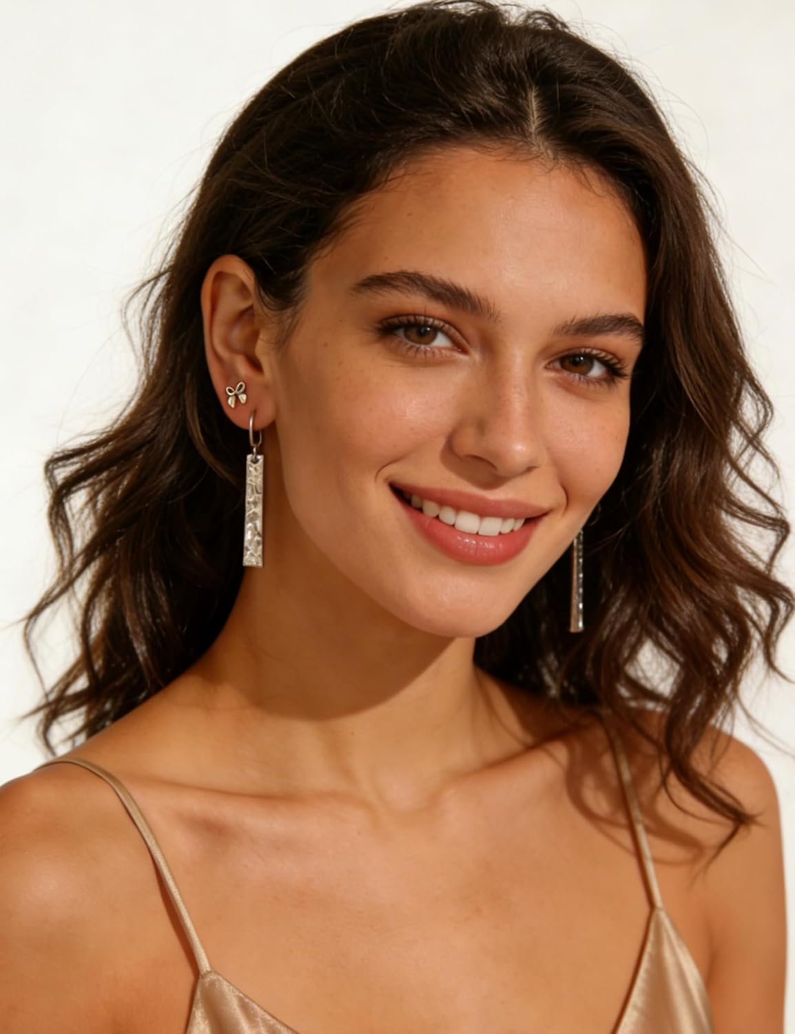 Juego de 75 Pares de Pendientes de Oro para Mujer, Pendientes de Ar...