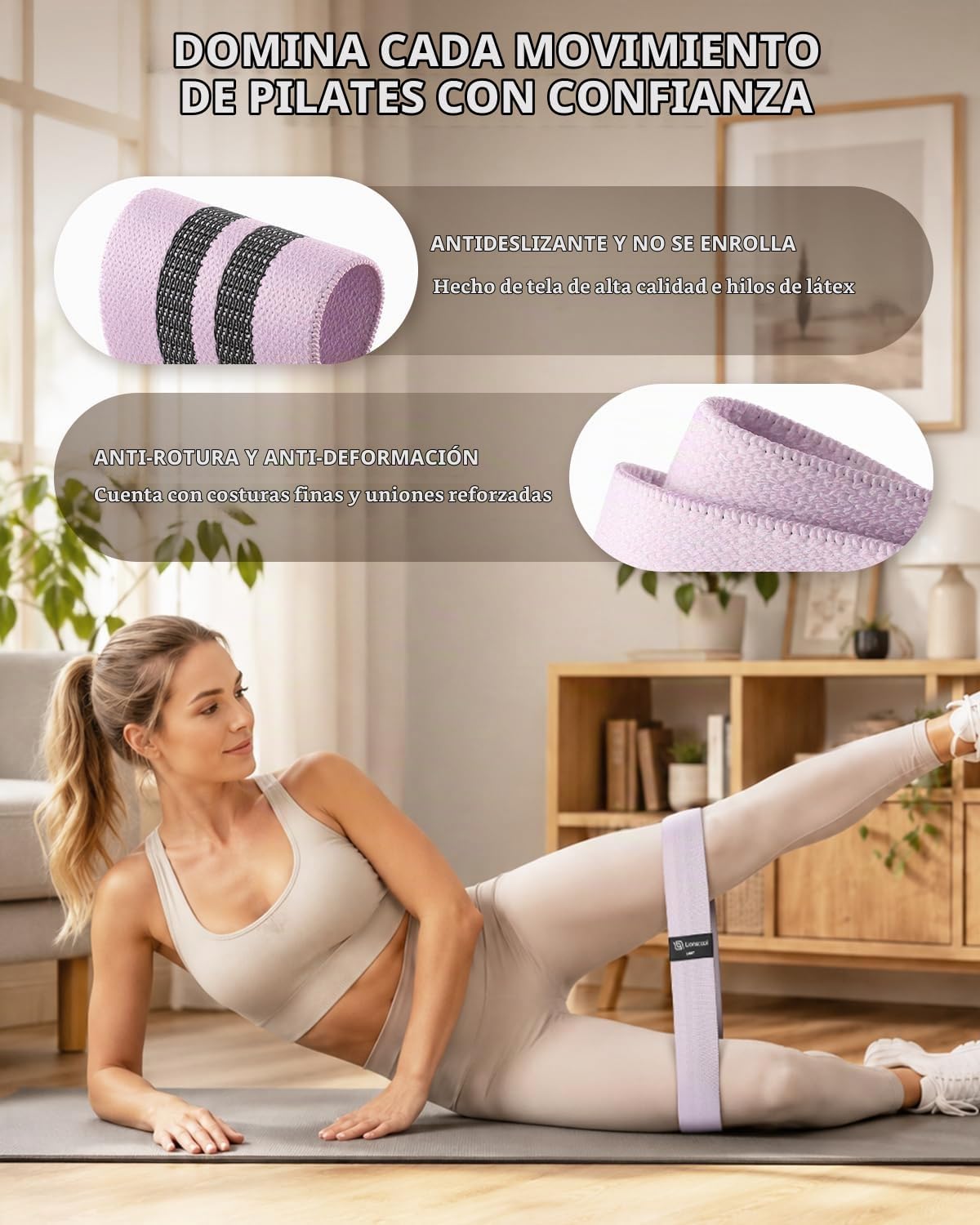 LIONSCOOL Juego de anillos de pilates círculo mágico de 14", mini p...