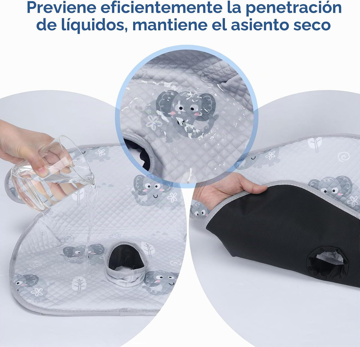 COOLBEBE Protector de asiento de coche impermeable para entrenamien...