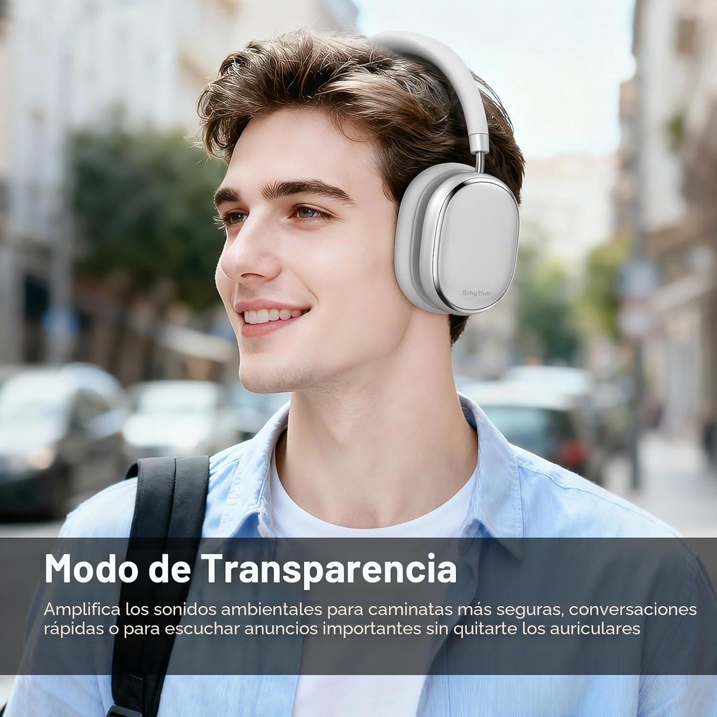 Srhythm NiceComfort 95 Auriculares híbridos con cancelación de ruid...