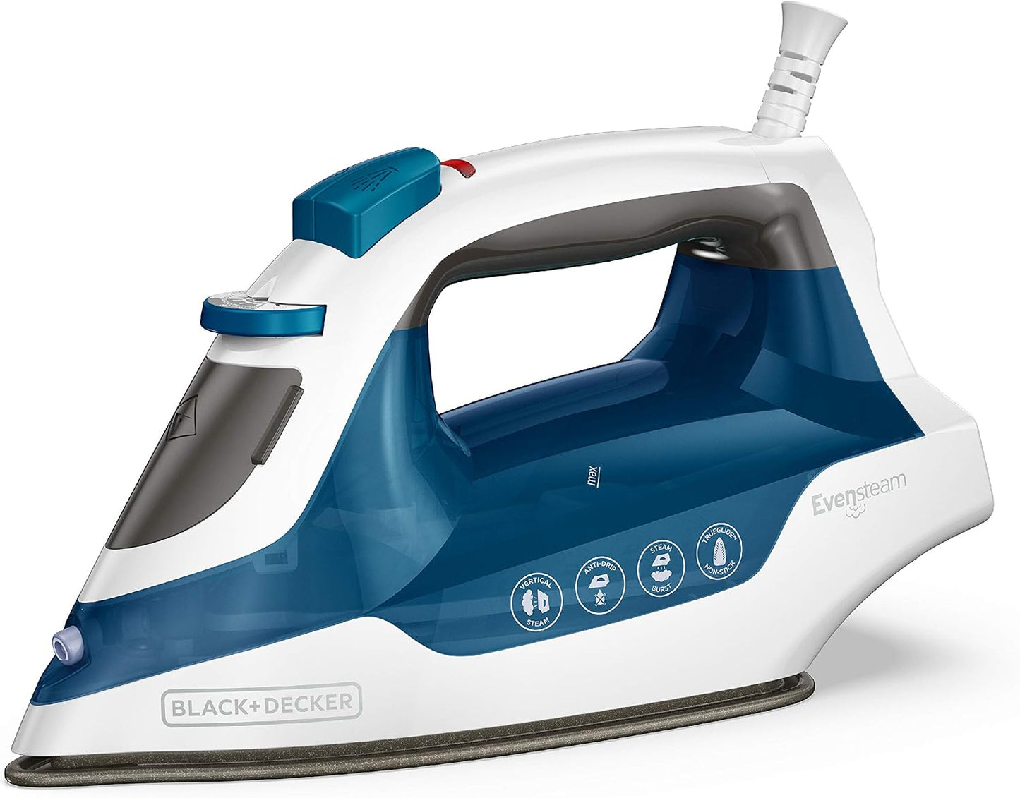 BLACK+DECKER - Plancha de vapor fácil para ropa con tecnología Smar...