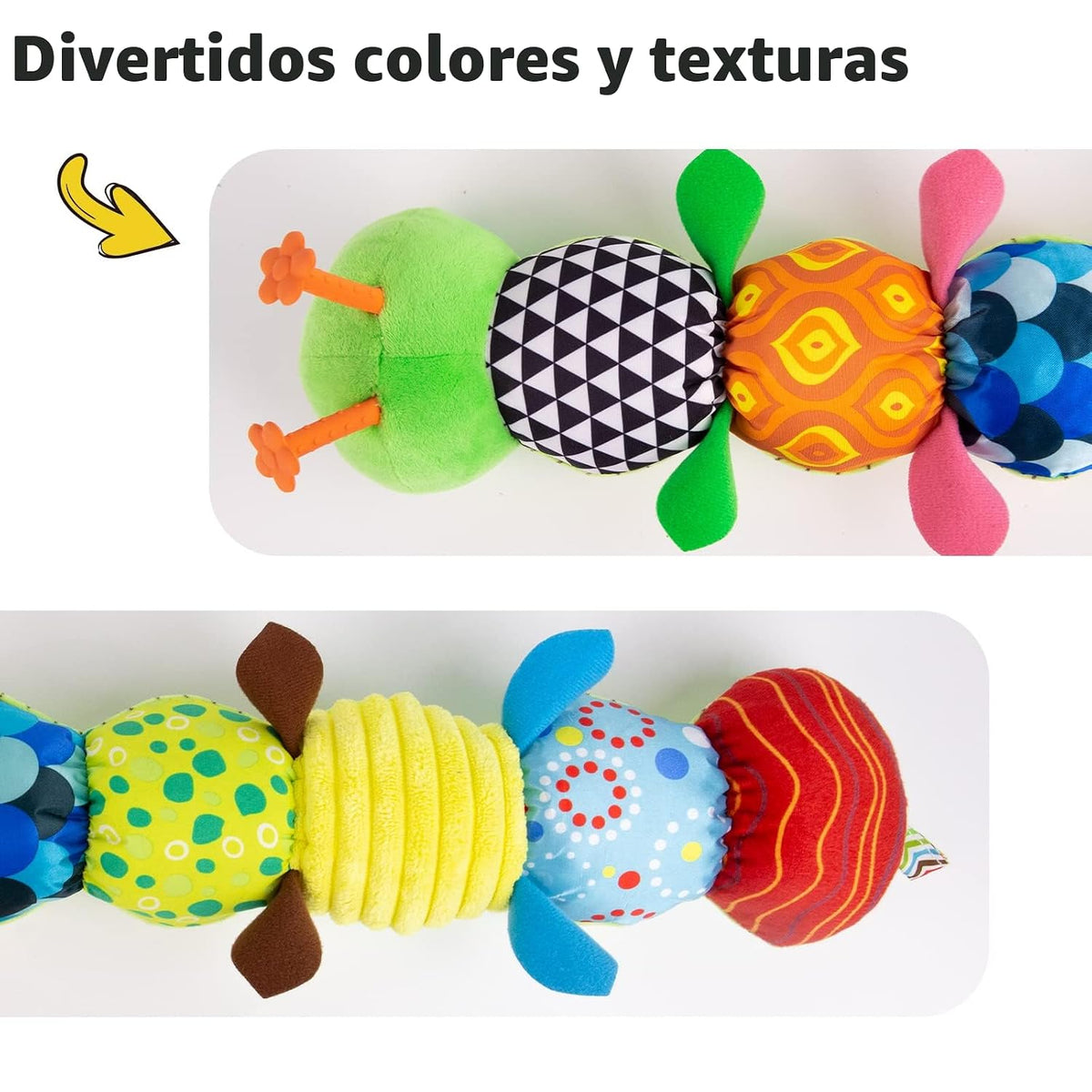 Sumobaby Juguetes de actividad suaves para bebés recién nacidos con...