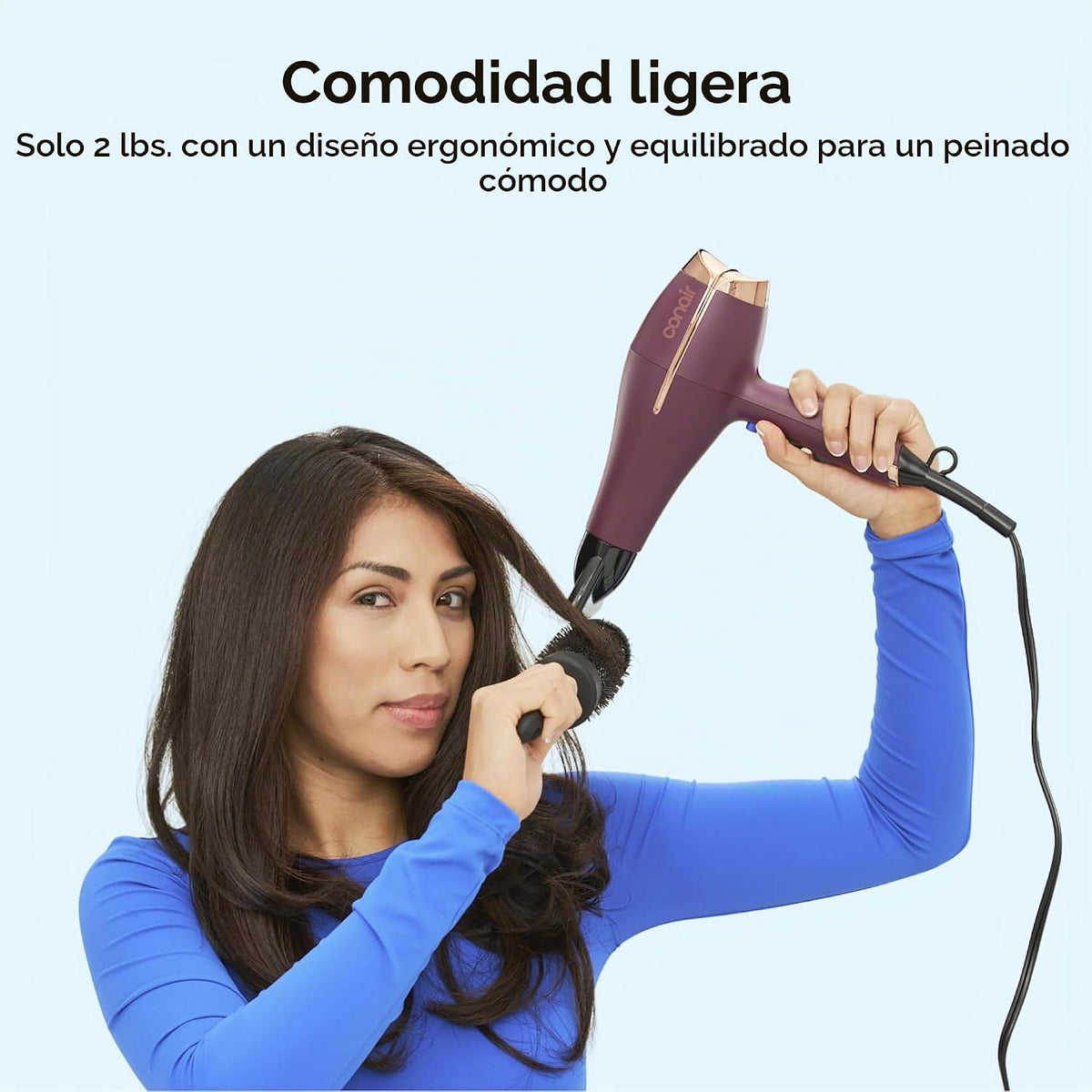 Conair Secador de pelo con difusor y concentrador, motor de CA de 1...
