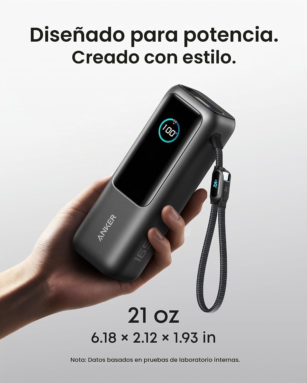 Anker Batería portátil para laptop, cargador portátil de 25,000 mAh...