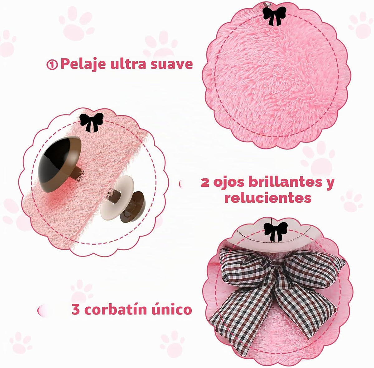 MaoGoLan - Oso de peluche gigante rosa de 6 pies de altura, tamaño...
