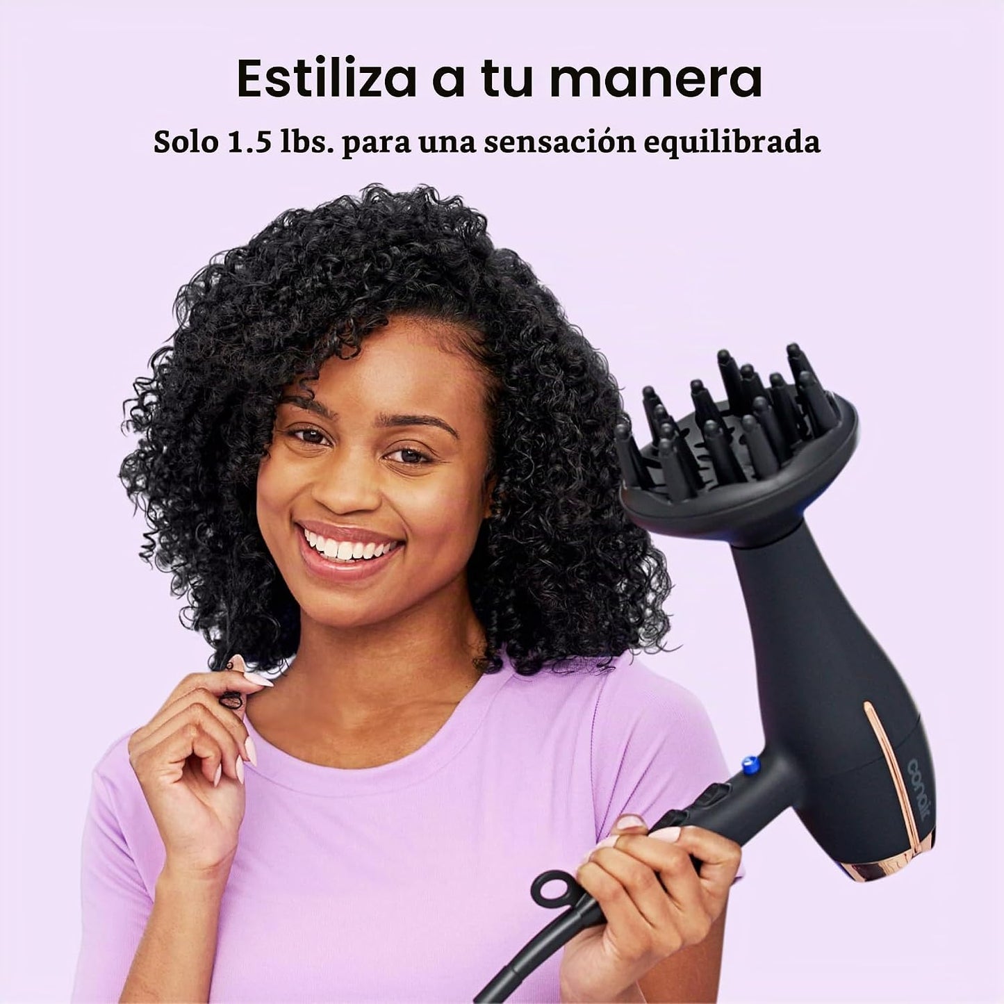 Conair InfinitiPRO - Secador de pelo con difusor y concentrador, 18...