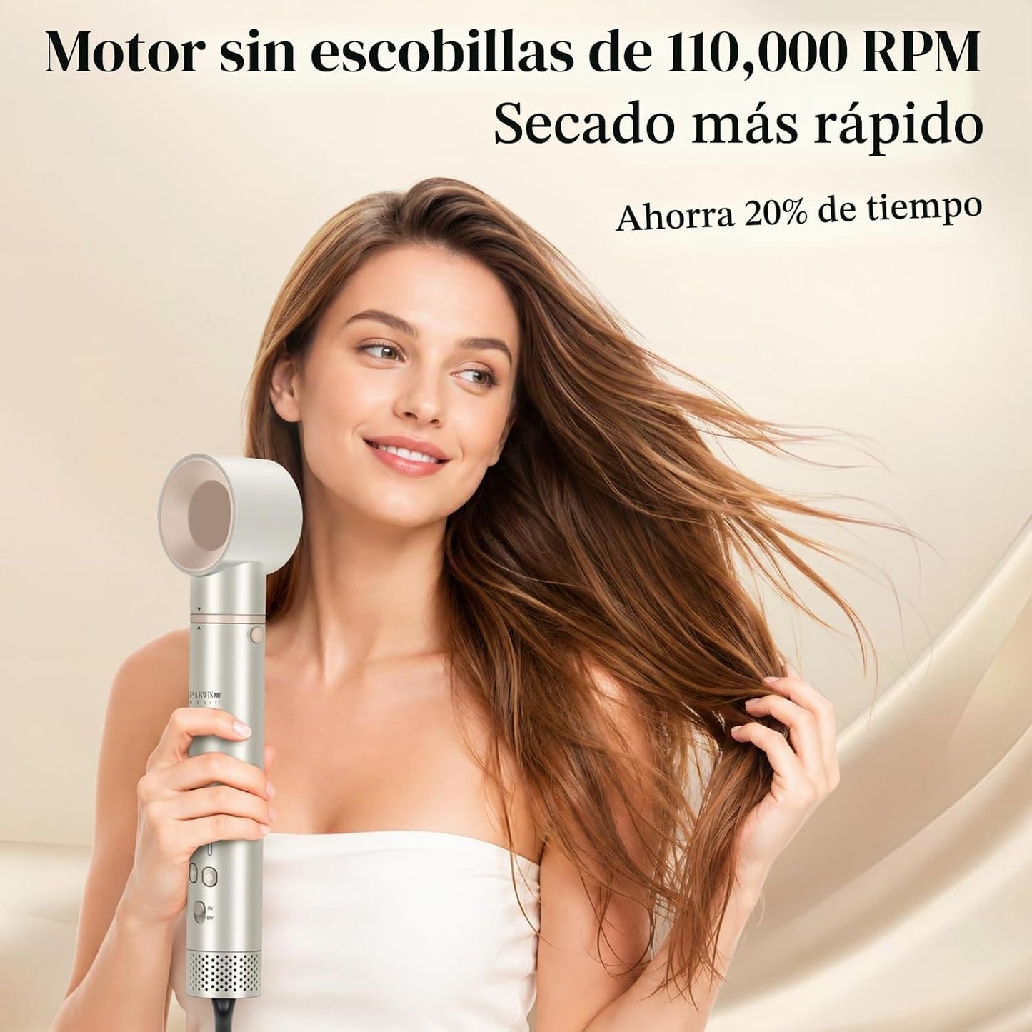 MaxAir 2.0 7 en 1 Juego de cepillos secador de pelo de doble voltaj...