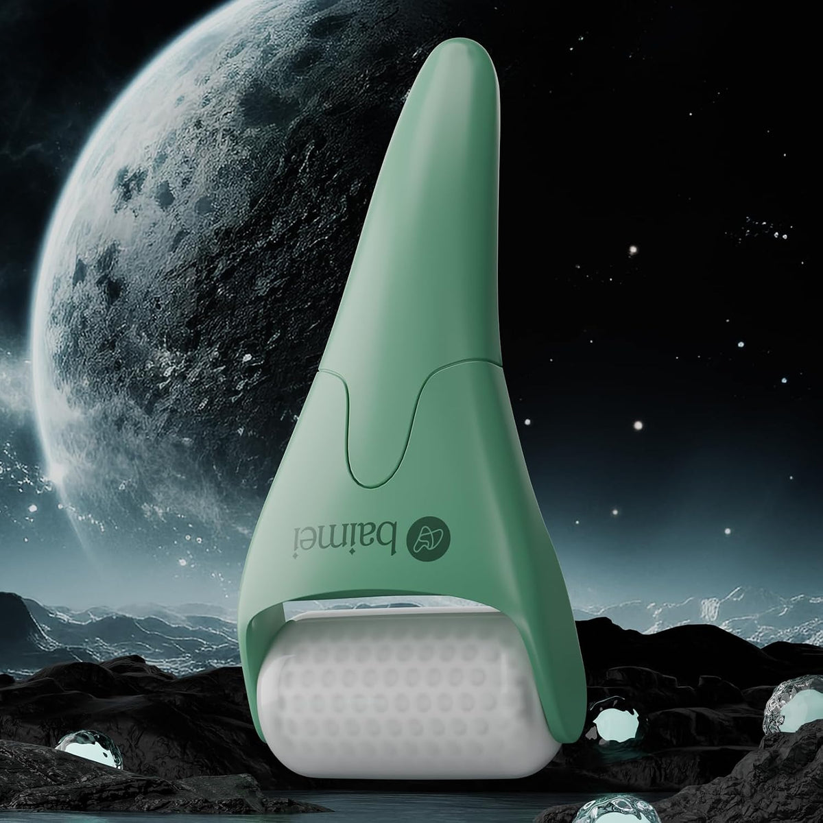 BAIMEI Rodillo de hielo IcyMe y herramientas faciales Gua Sha que r...