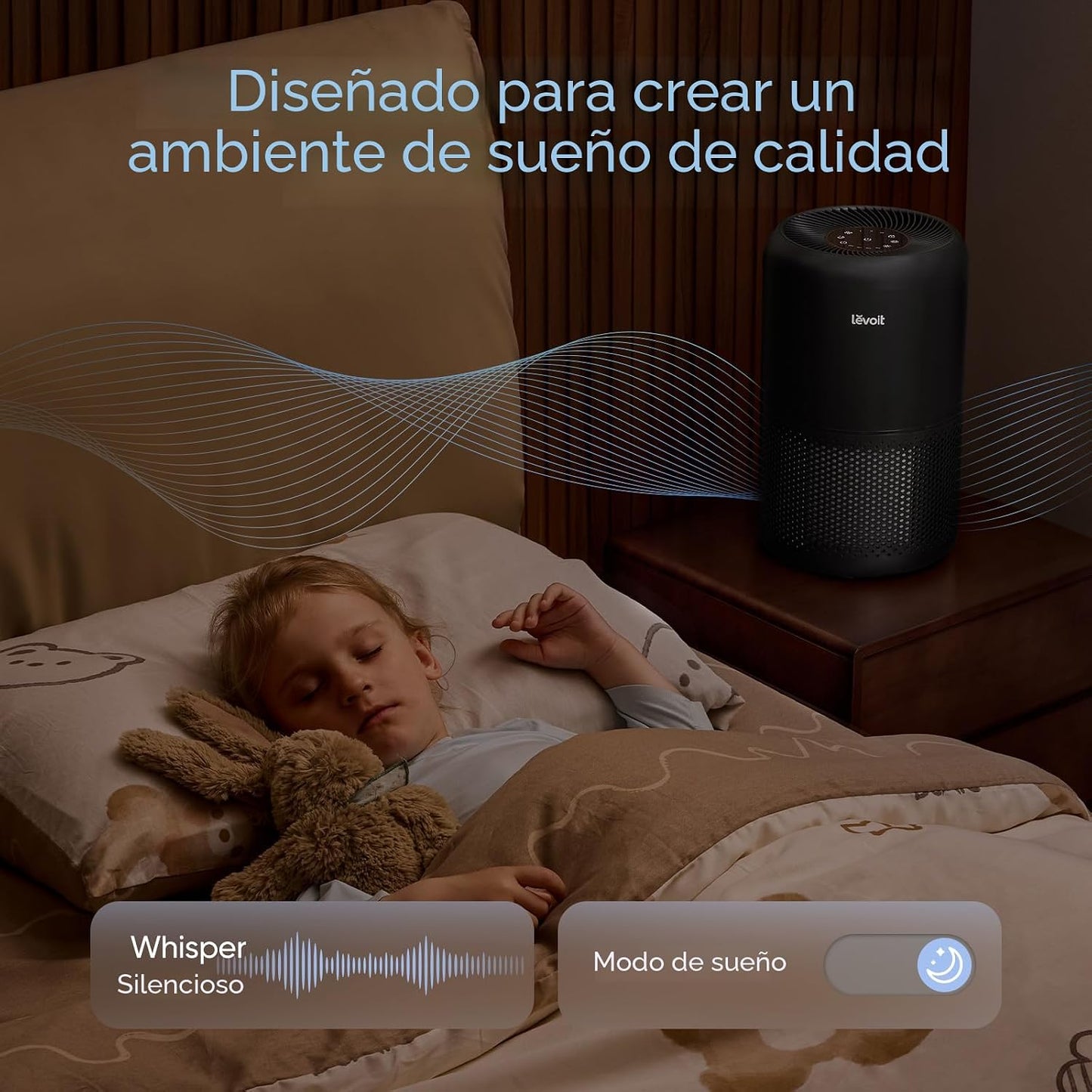 LEVOIT Purificador de aire para alergias domésticas mascotas en el...