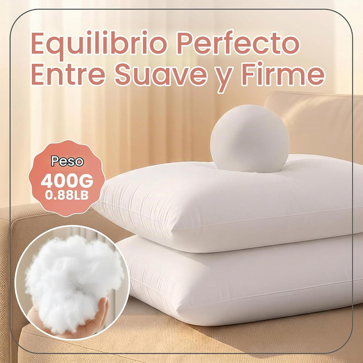 Utopia Bedding - Relleno de almohadas decorativas (paquete de 2, co...