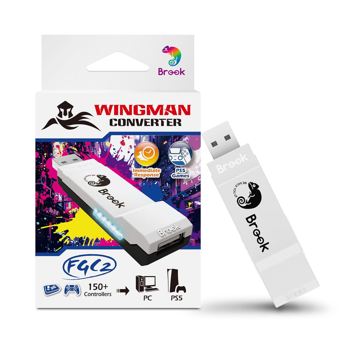 Brook Wingman FGC2 Converter-Arcade Joystick Adaptador Gamepad para...