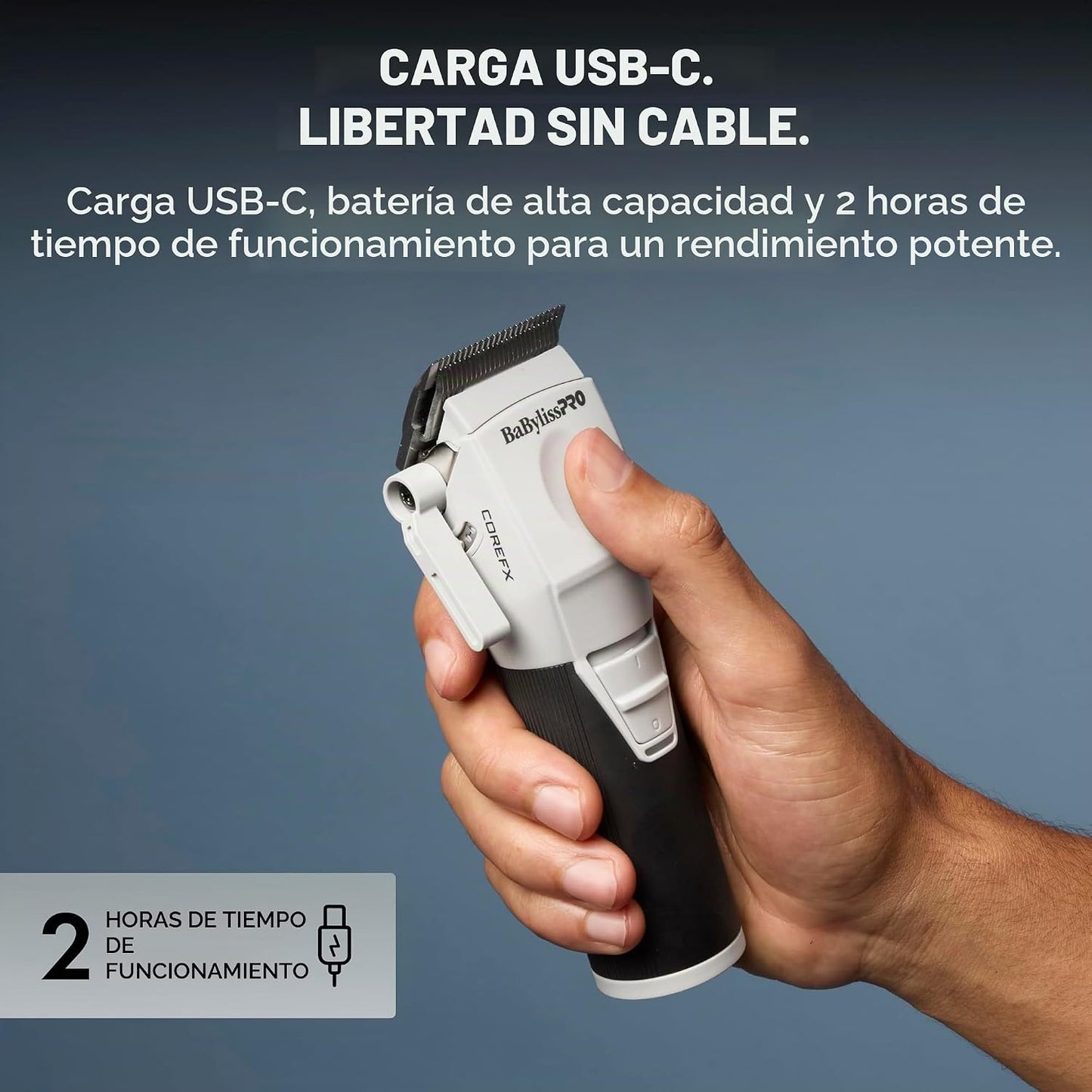 BaBylissPRO COREFX Cortapelos de rendimiento profesional