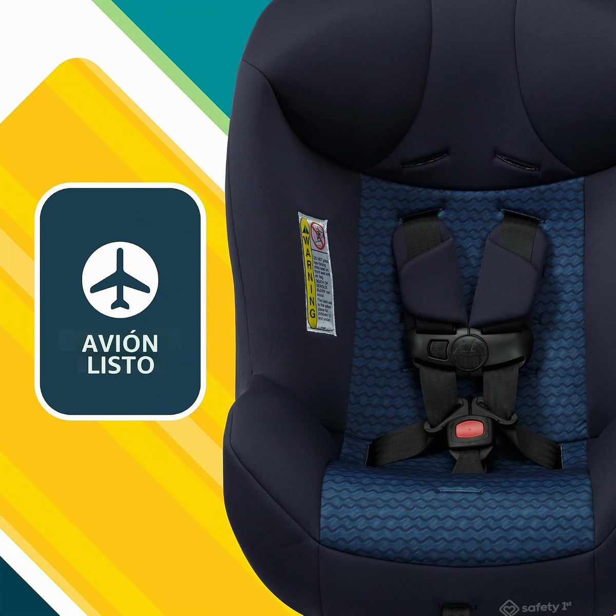 Safety 1st Asiento de automóvil convertible Smooth Ride, 2 en 1 hac...