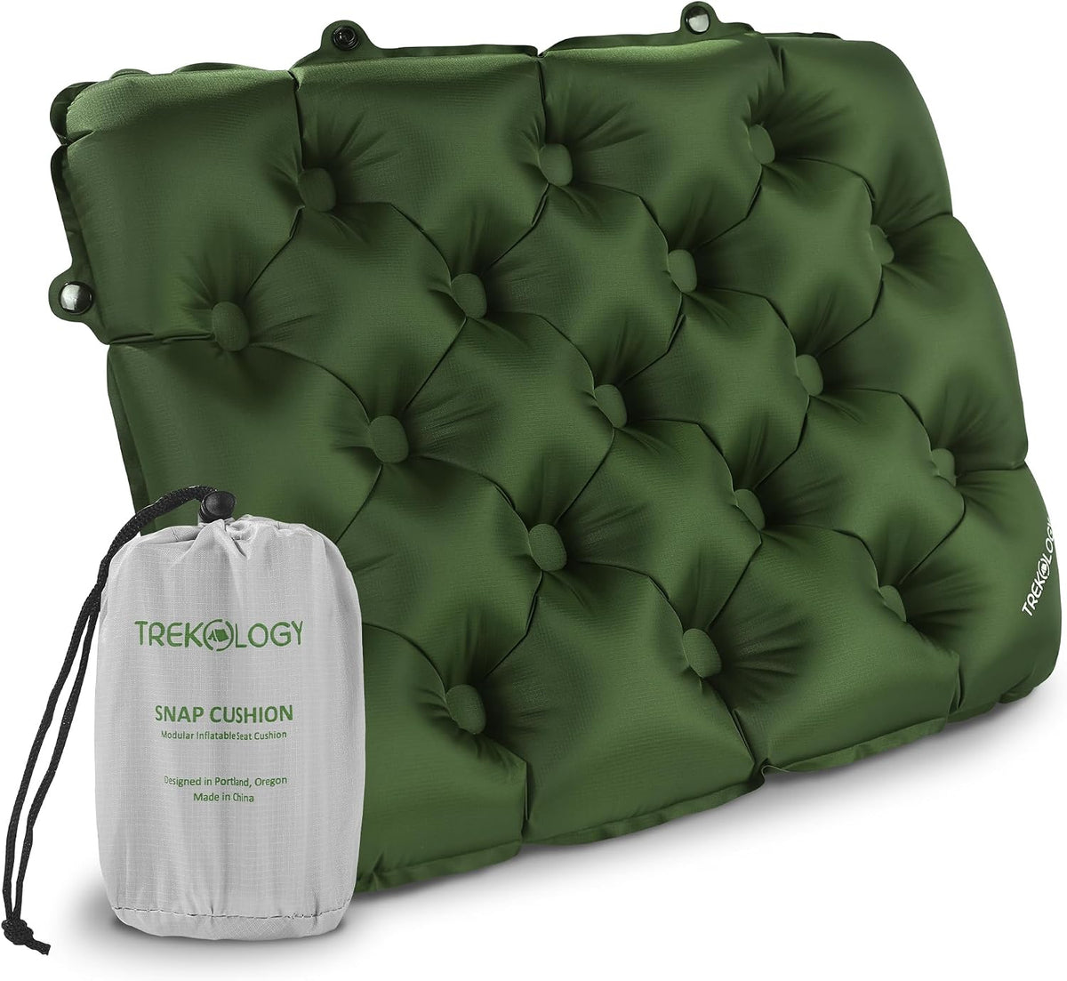 TREKOLOGY Cojín inflable para asiento de estadio para viajes aéreos...