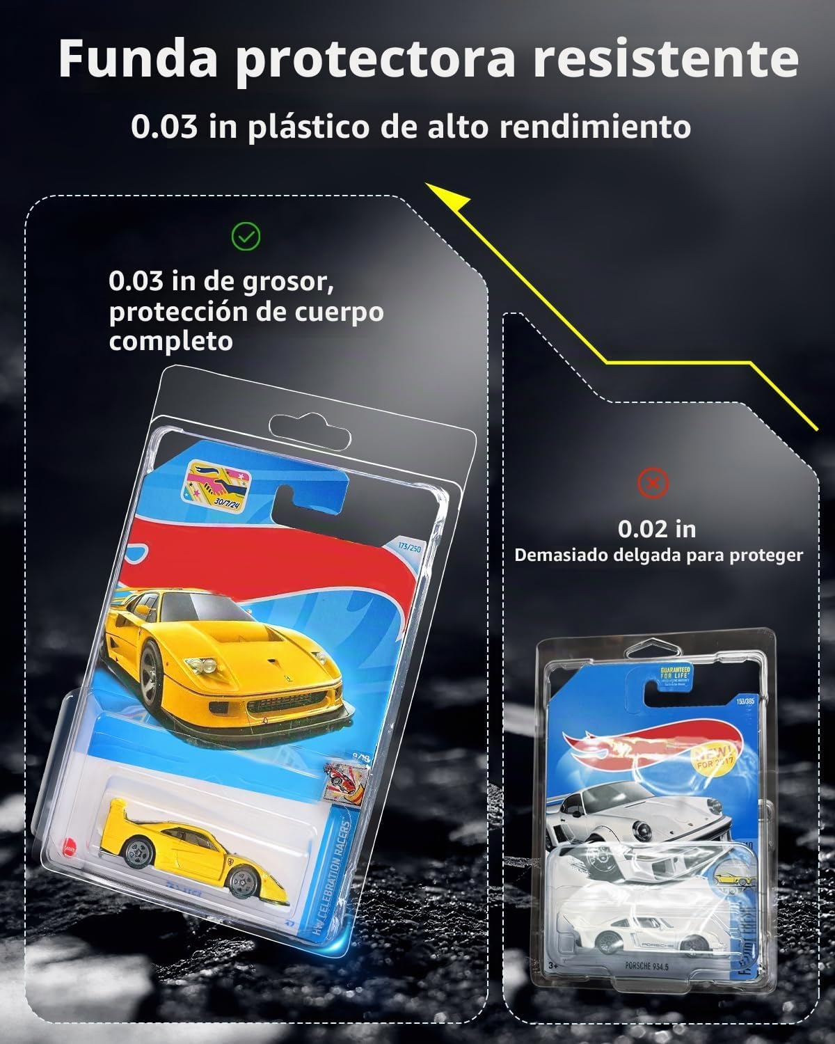 [Paquete de 30] Fundas protectoras extra gruesas de 0.028 in para H...
