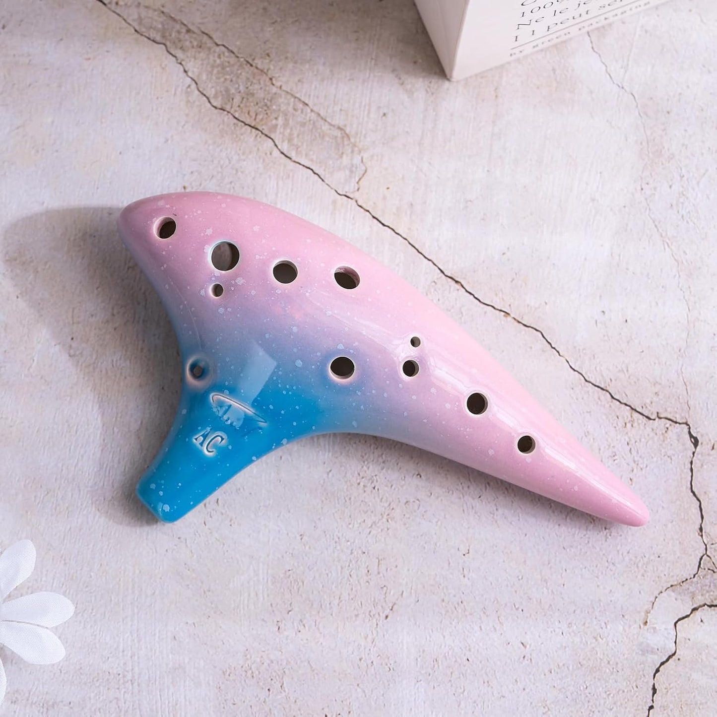 Ocarina \u201COcean Notes\u201D de 12 agujeros, forma de batata, ce...