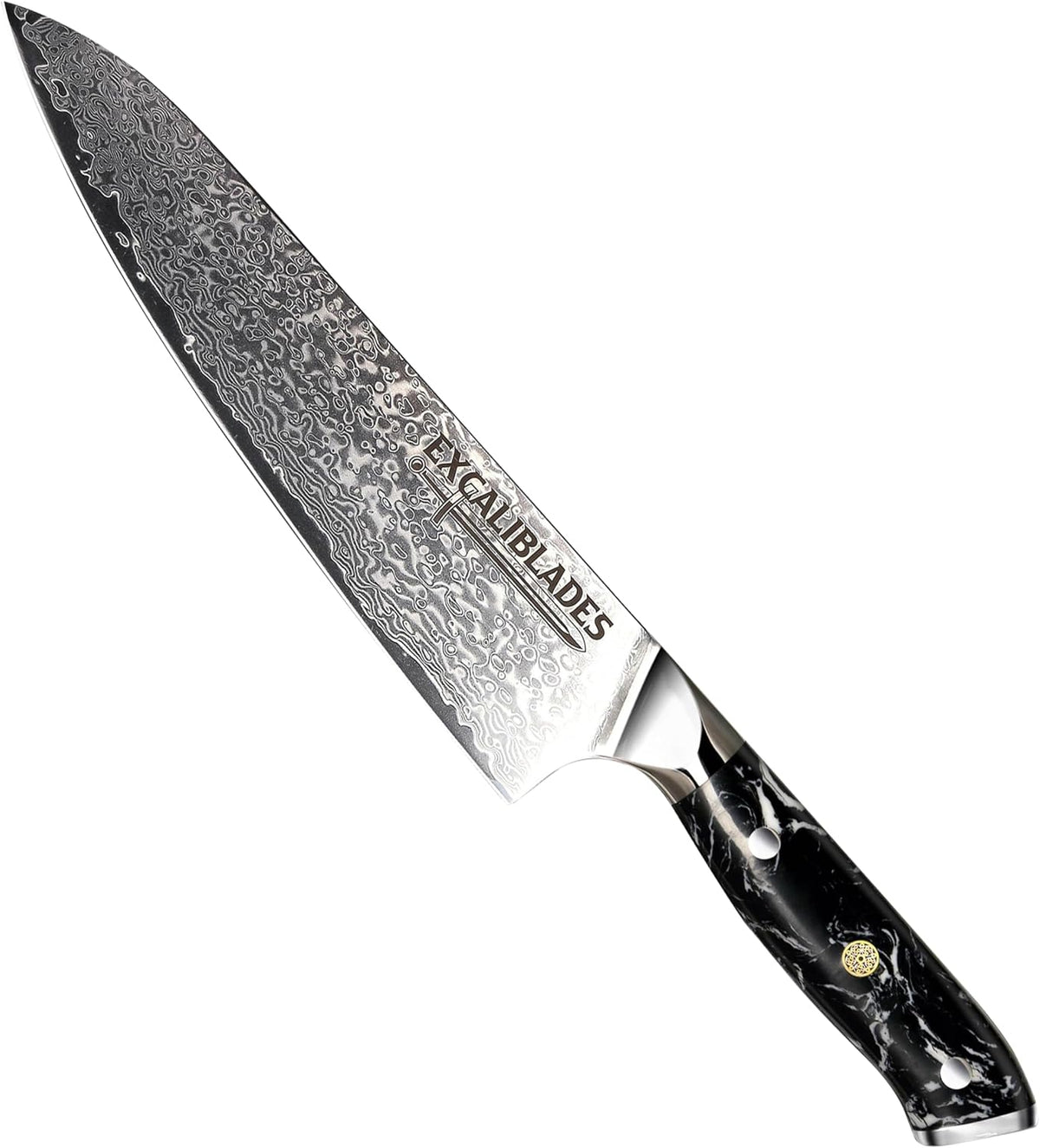 EXCALIBLADES Cuchillo de chef de 8 pulgadas \u2013 Cuchillo de coci...