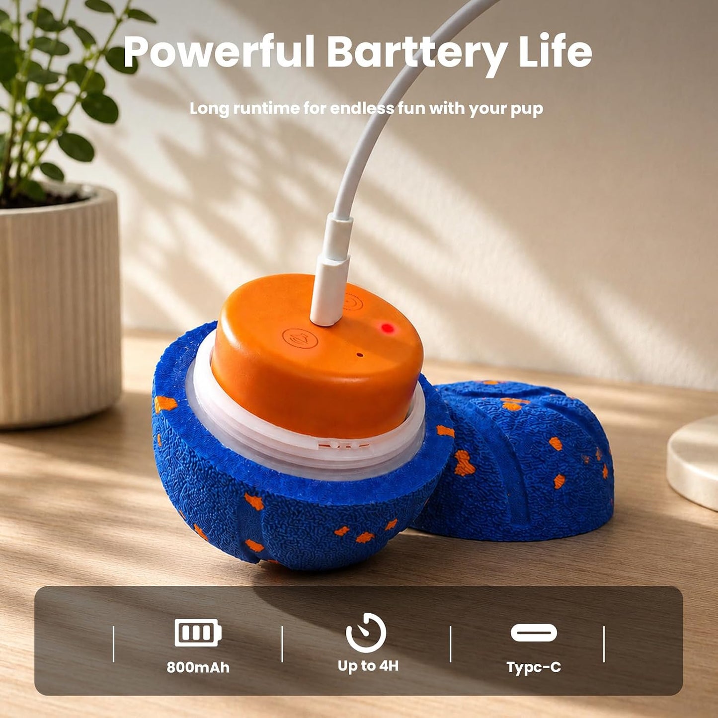 Ollapet Juguetes interactivos inteligentes para perros, 3 modos de...