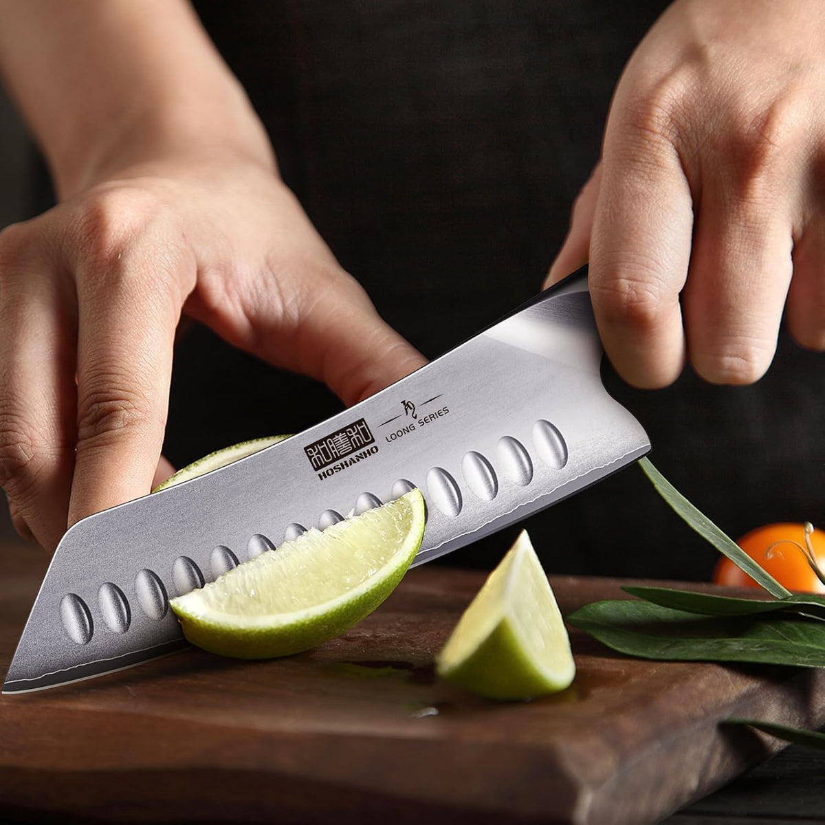 HOSHANHO - Cuchillo de chef japonés de 7 pulgadas, cuchillo de coci...