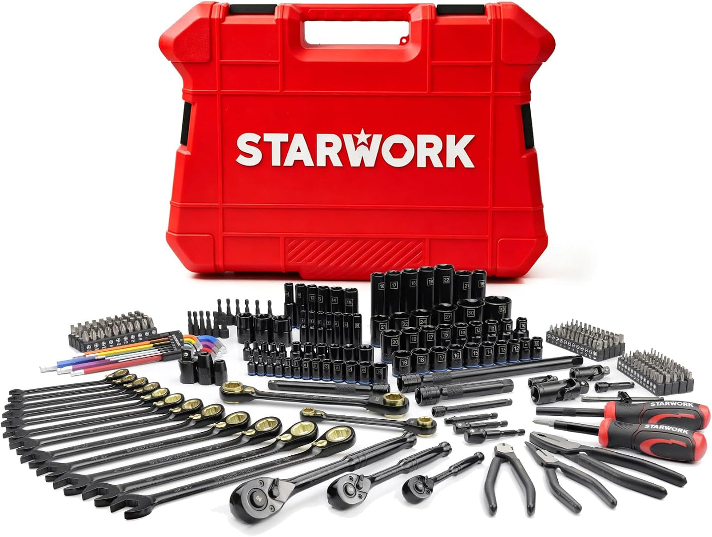 STARWORK TRUE MECHANIC™ Juego de herramientas mecánicas de 305 piez...