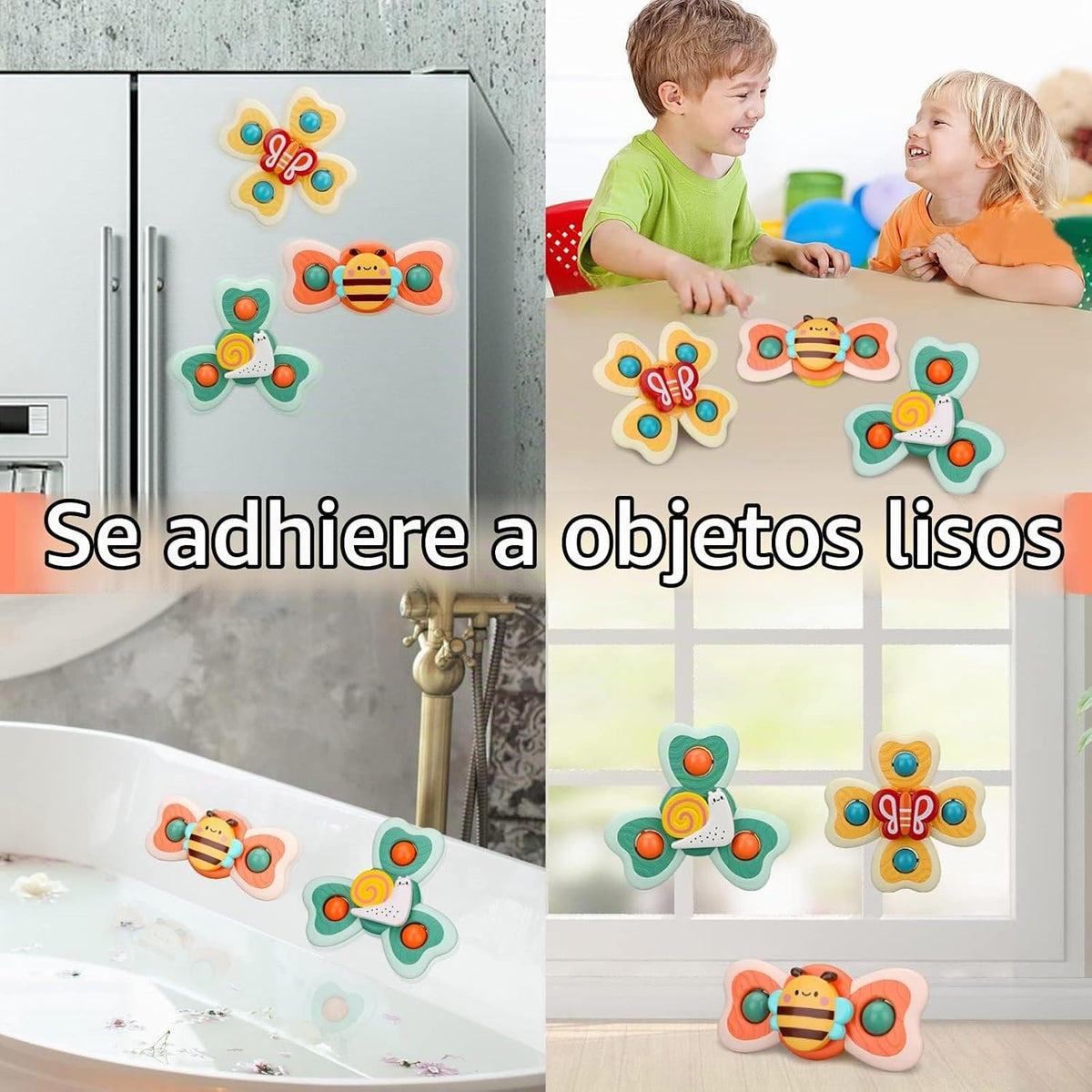 LZZAPJ Juguetes giratorios de aprendizaje sensorial para niños pequ...