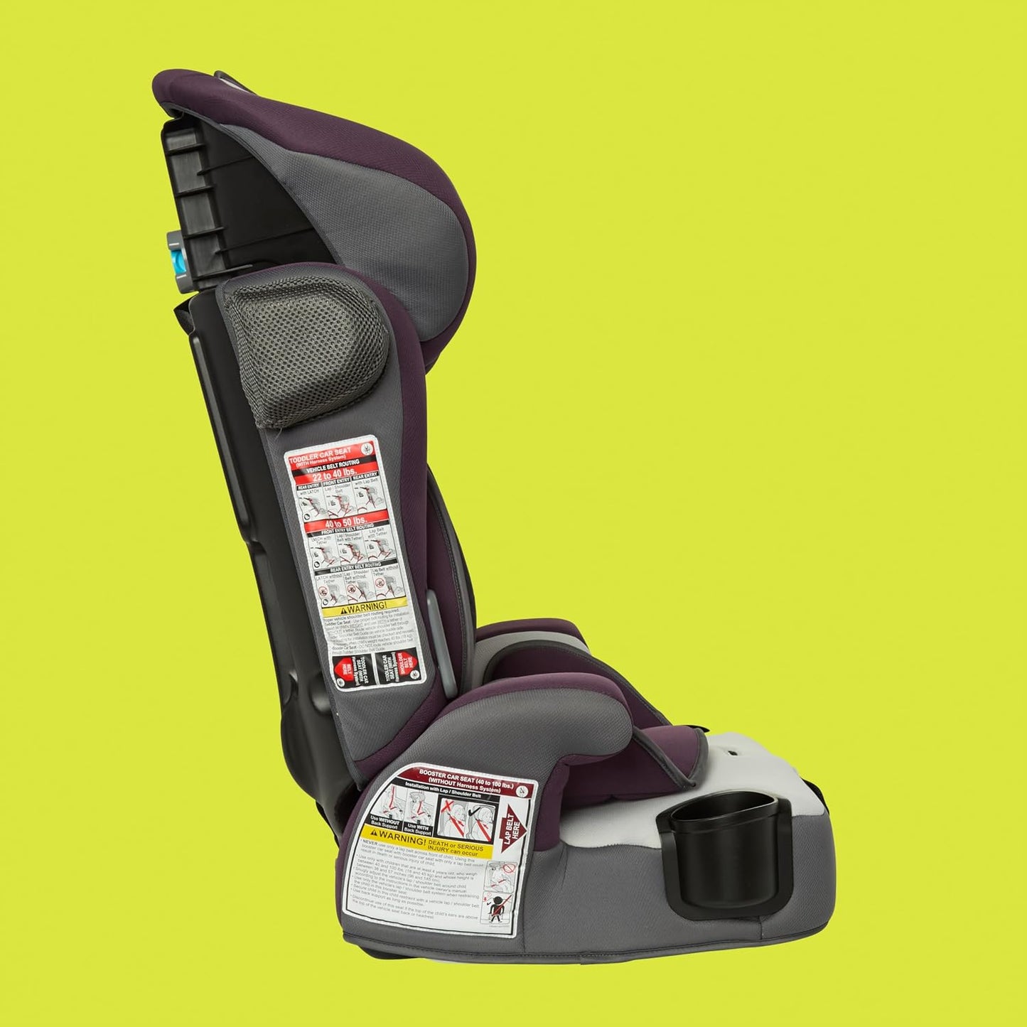 Baby Trend Hybrid SI - Asiento elevador combinado 3 en 1 con protec...